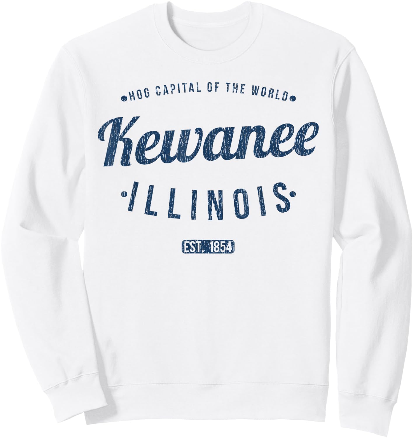 Kewanee Illinois Retro Vintage Souvenir IL Kewanee Sweatshirt - Sweatshirt | White