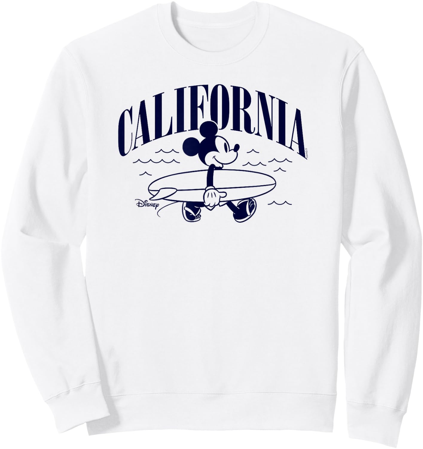 Disney - California Mickey Sweatshirt - Sweatshirt | White