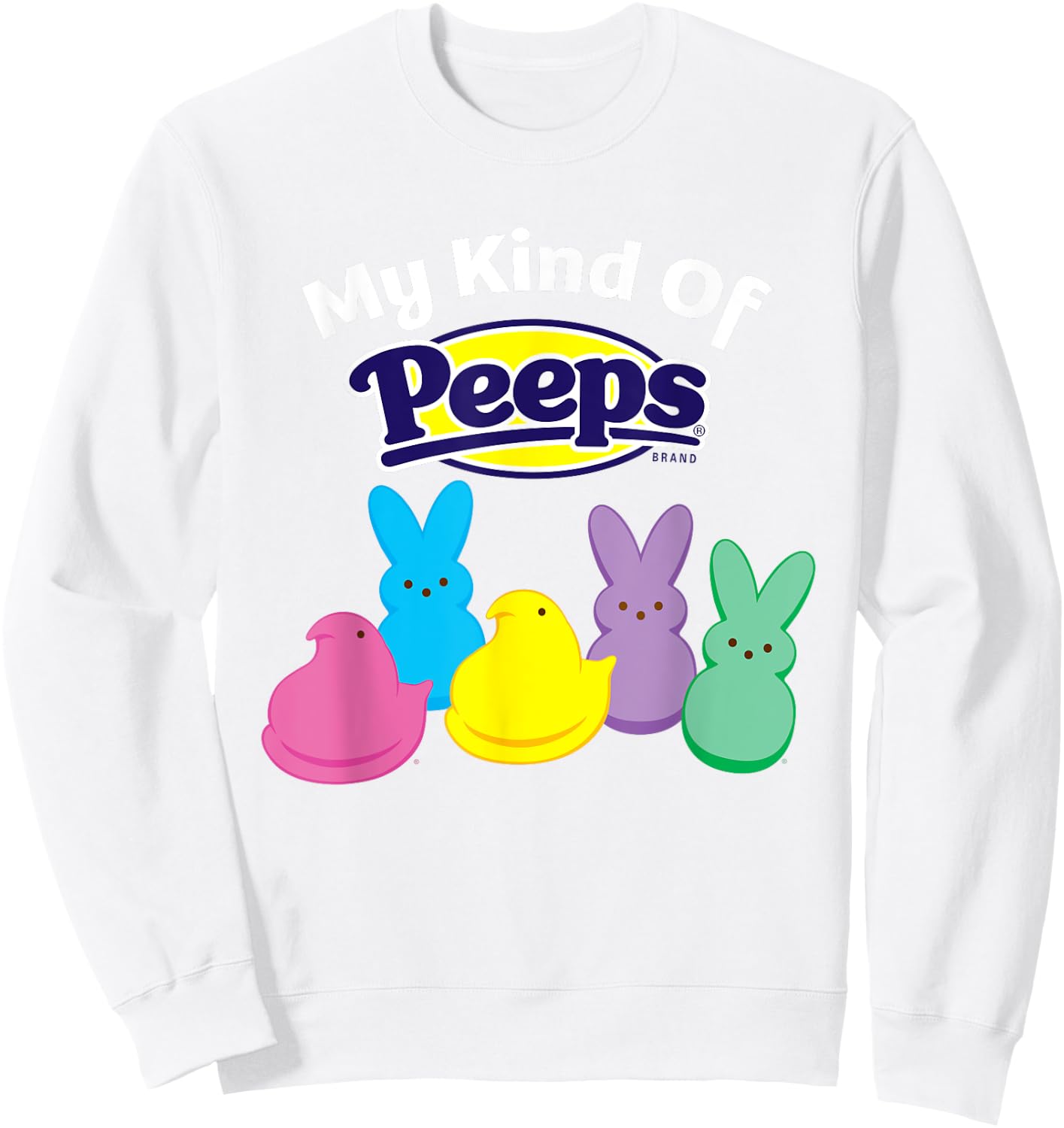 Peeps Easter My Kind Of Peeps Sweatshirt - Sweatshirt | White