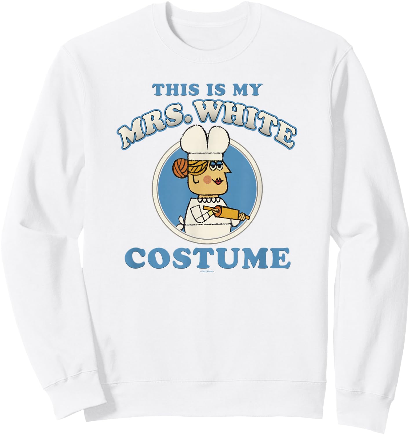 Clue This Is My Mrs. White Costume Sweatshirt - Sweatshirt | White