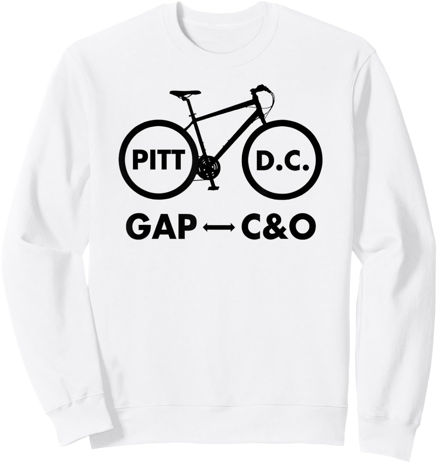 C&O Canal Towpath - GAP Pittsburgh Washington D.C. Sweatshirt - Sweatshirt | White