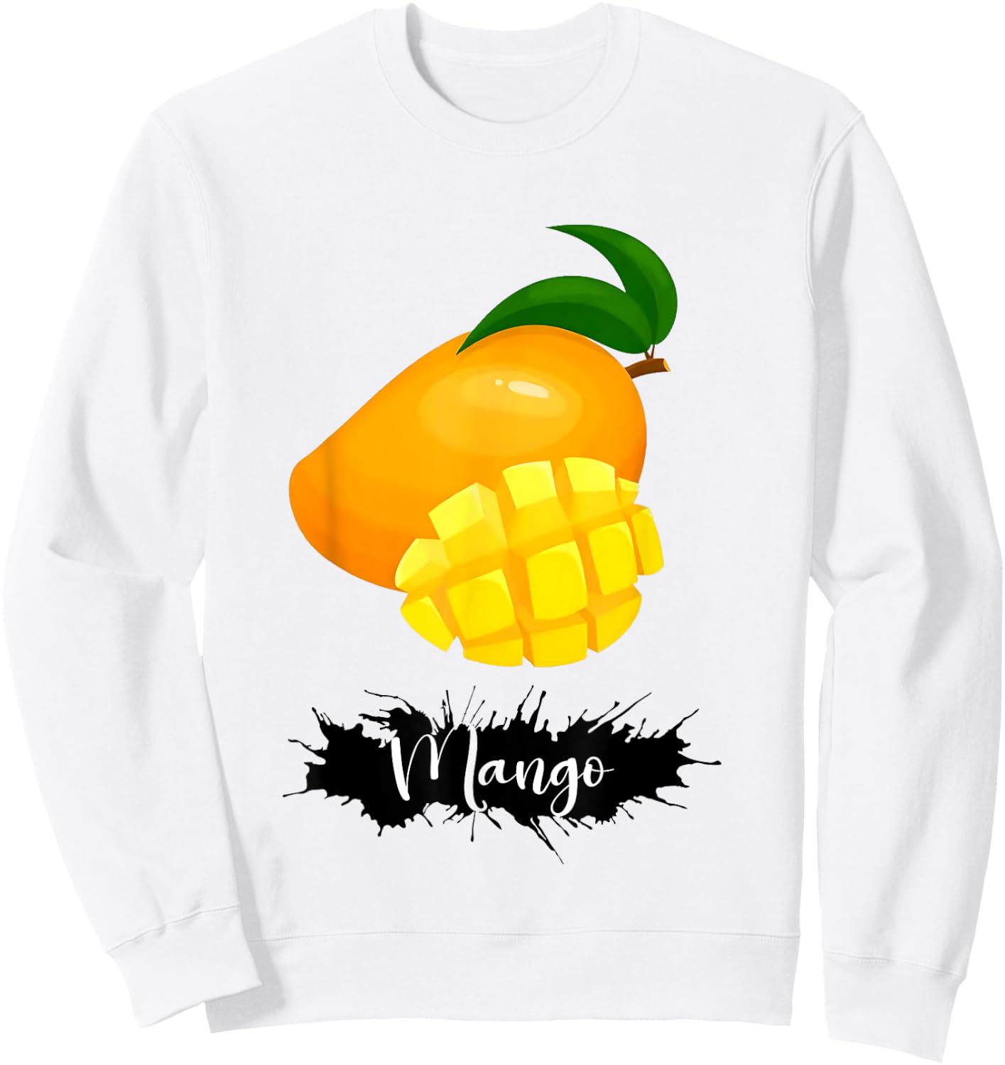 Love Mango women Shirt mango Lovers , kids and girls Sweatshirt - Sweatshirt | White