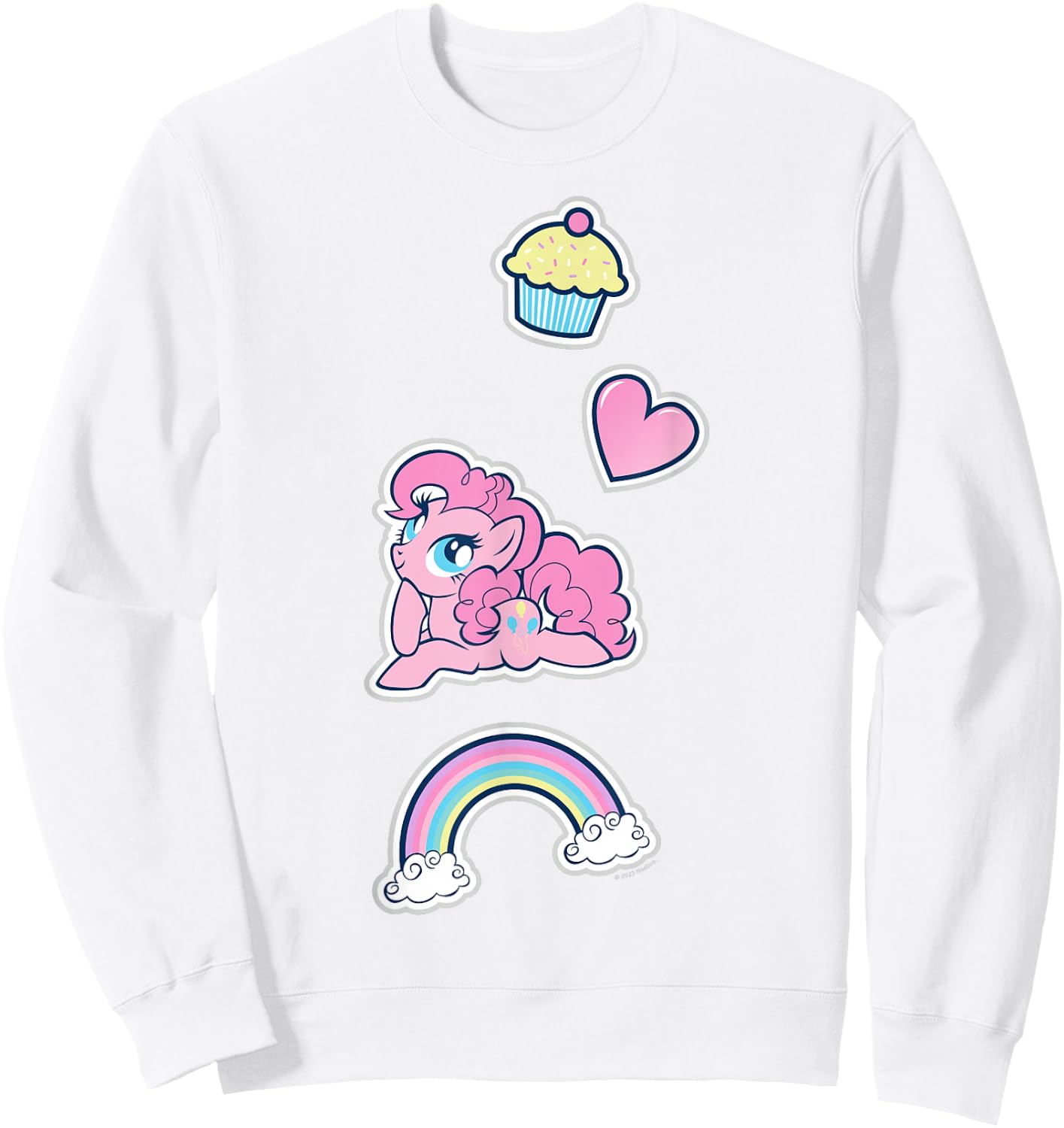 My Little Pony: Friendship Is Magic Cupcake Pinkie Pie Sweatshirt - Sweatshirt | White