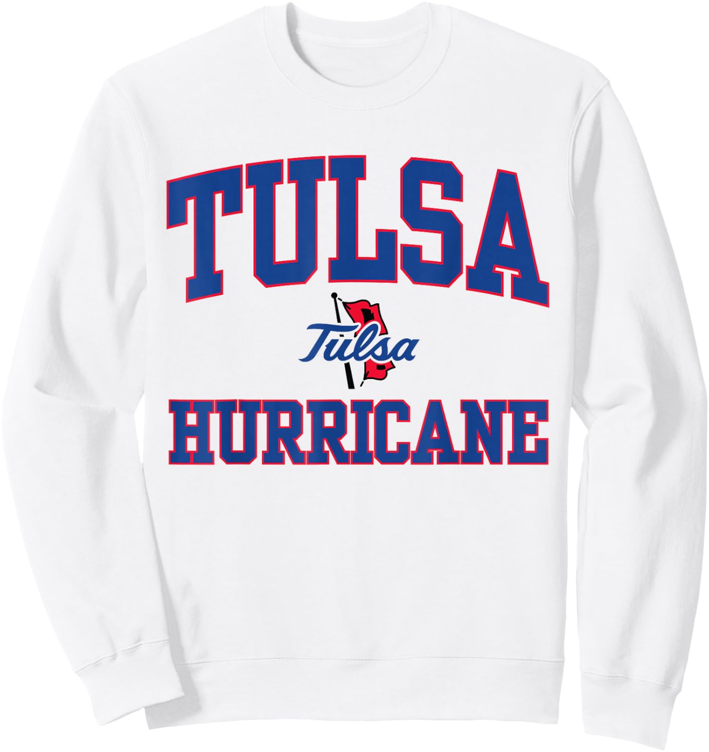 Tulsa Golden Hurricane | Official NCAA Merch | NCAFTUL05 Sweatshirt - Sweatshirt | White