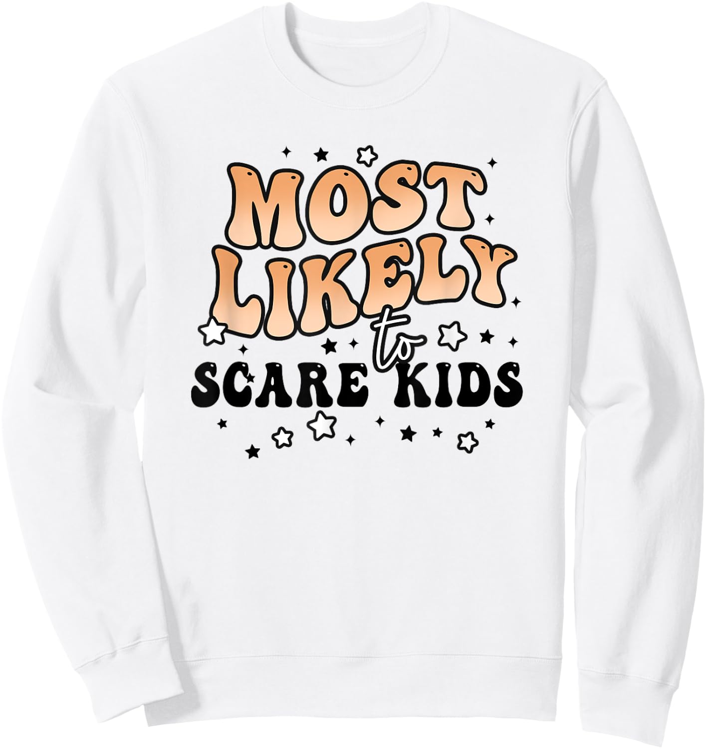 Most Likely To Scare Kids Matching Halloween Group Costumes Sweatshirt - Sweatshirt | White