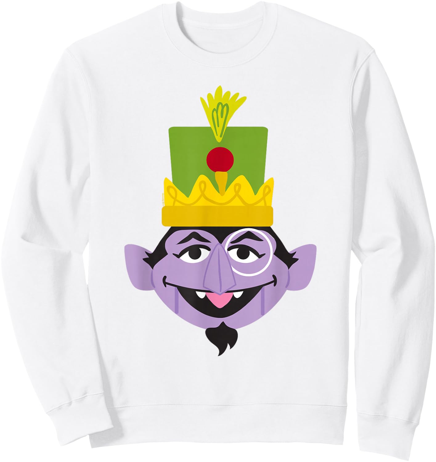 Sesame Street Christmas Nutcracker Count Sweatshirt - Sweatshirt | White