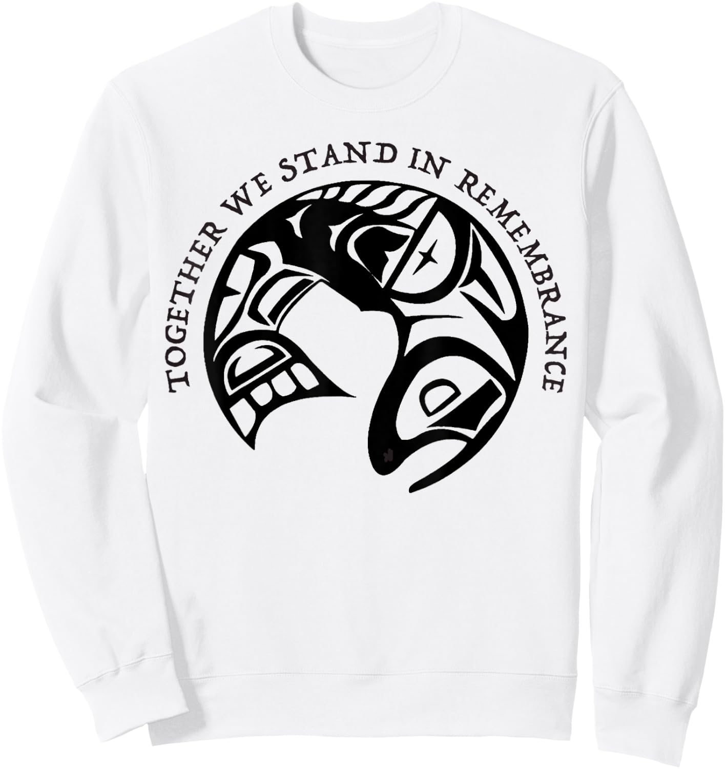 Orange Unity Day: Native American Every Child Sweatshirt - Sweatshirt | White