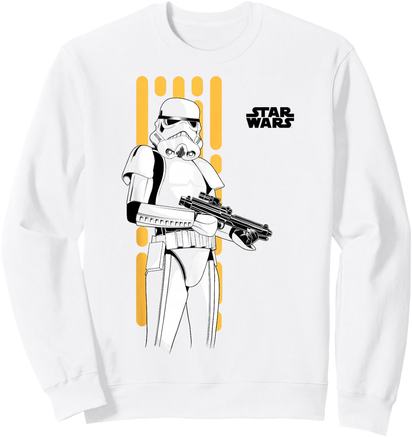 Star Wars Stormtrooper Combat Ready Pose Sweatshirt - Sweatshirt | White