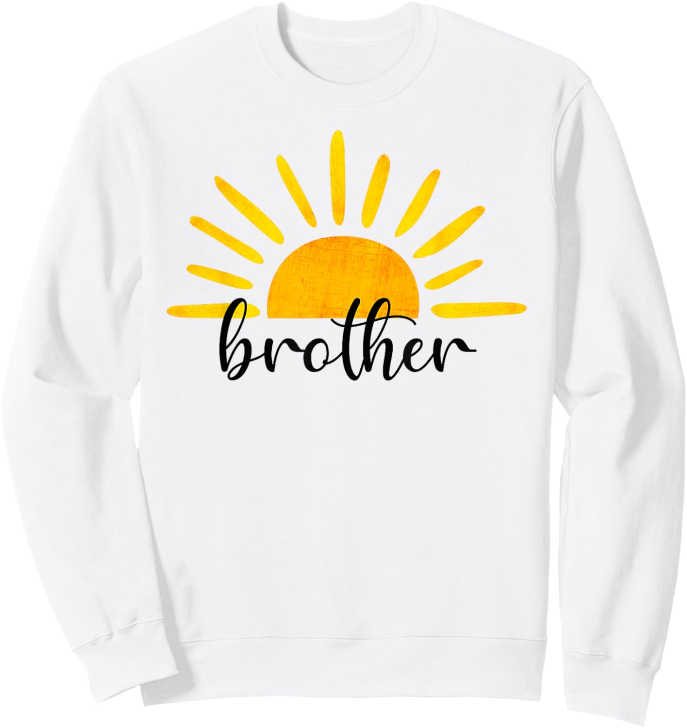 Brother of The Birthday First Trip Around the Sun Birthday Sweatshirt - Sweatshirt | White