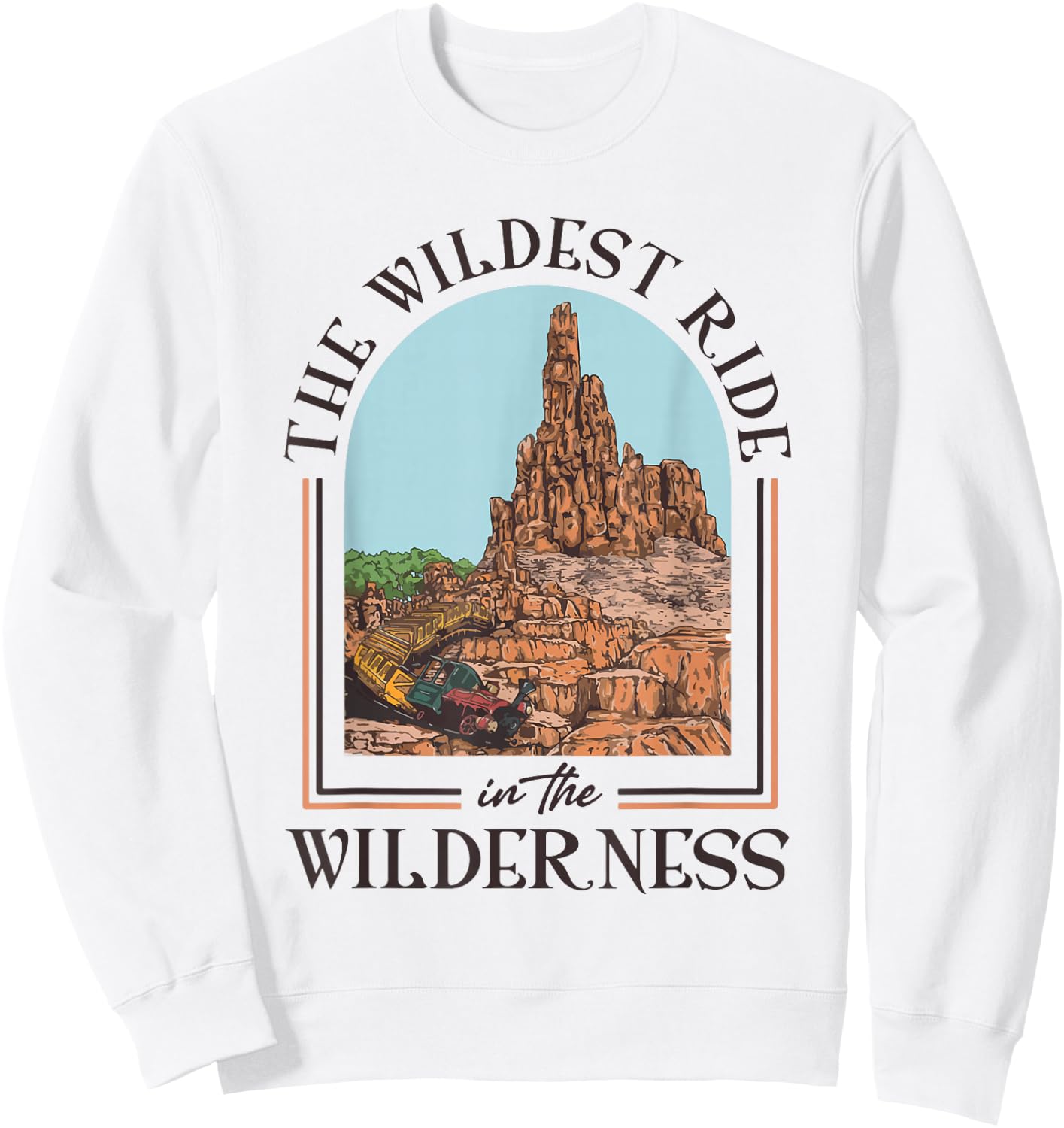 The Wildest Ride In The Wilderness Shirt Grey Cotton Small Classic Fit Short Sleeve Sweatshirt - Sweatshirt | White