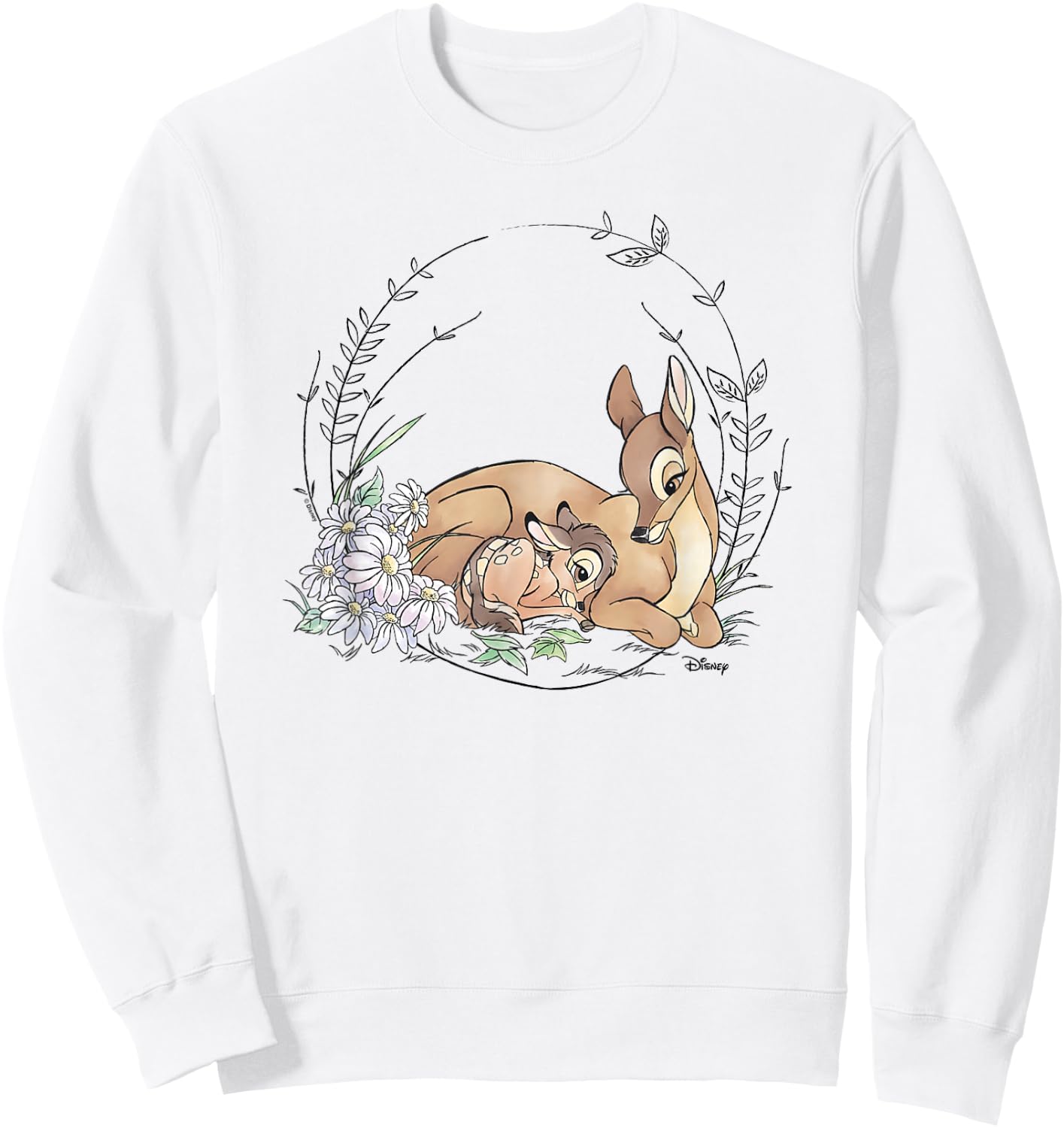 Bambi - Bambi Sentimental Sweatshirt - Sweatshirt | White