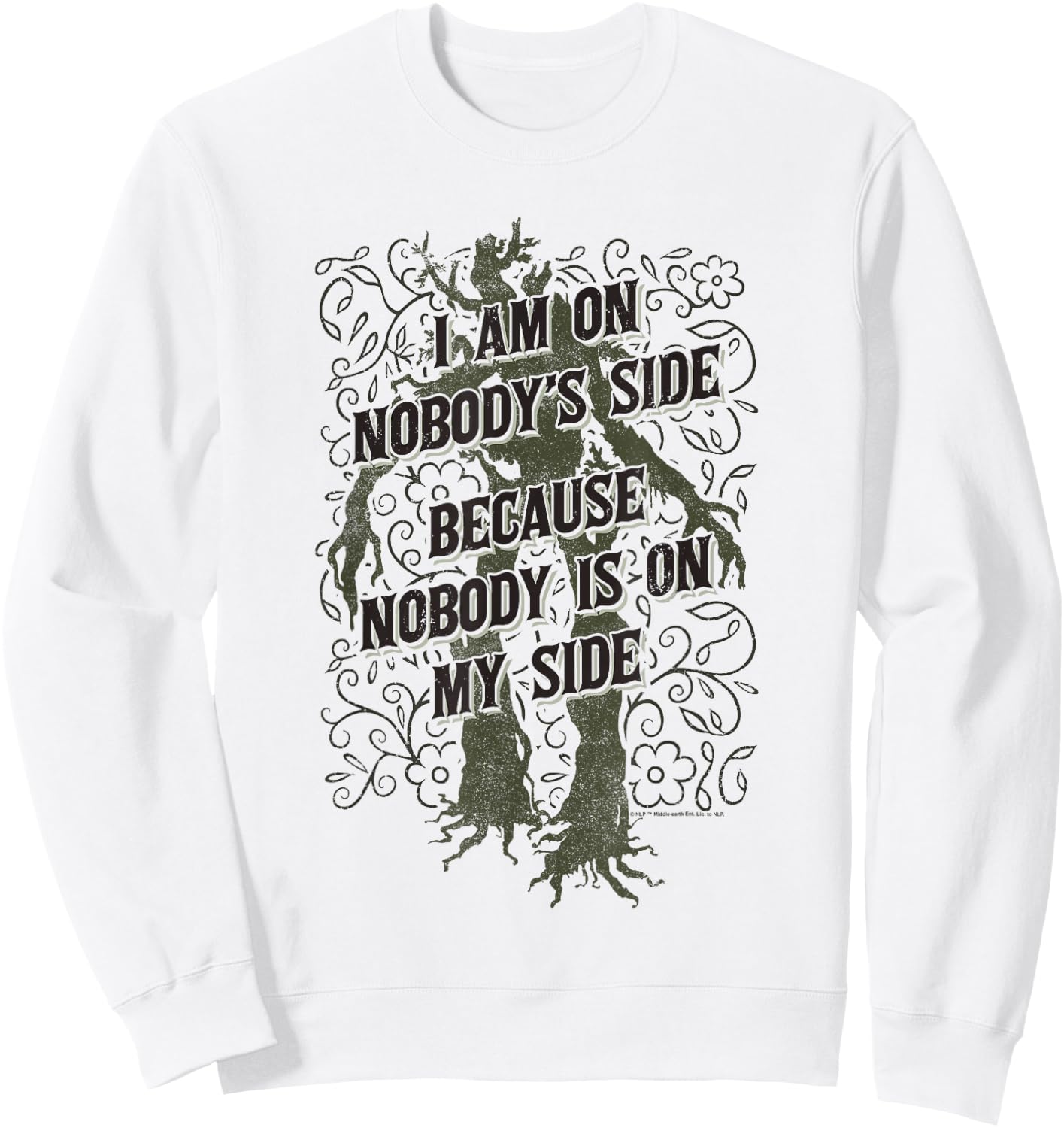 The Lord of the Rings: The Two Towers Treebeard No Ones Side Sweatshirt - Sweatshirt | White