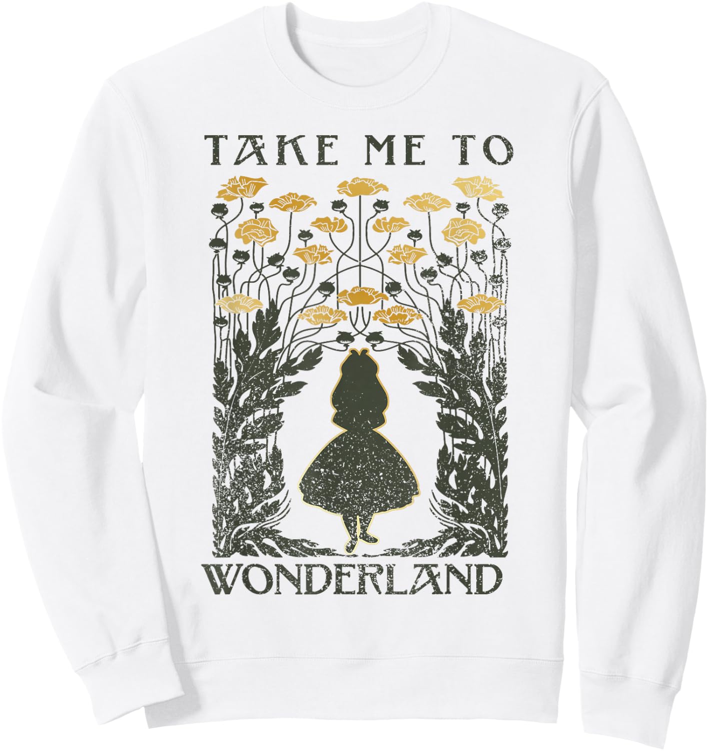 Disney Alice in Wonderland Take Me to Wonderland Sweatshirt - Sweatshirt | White