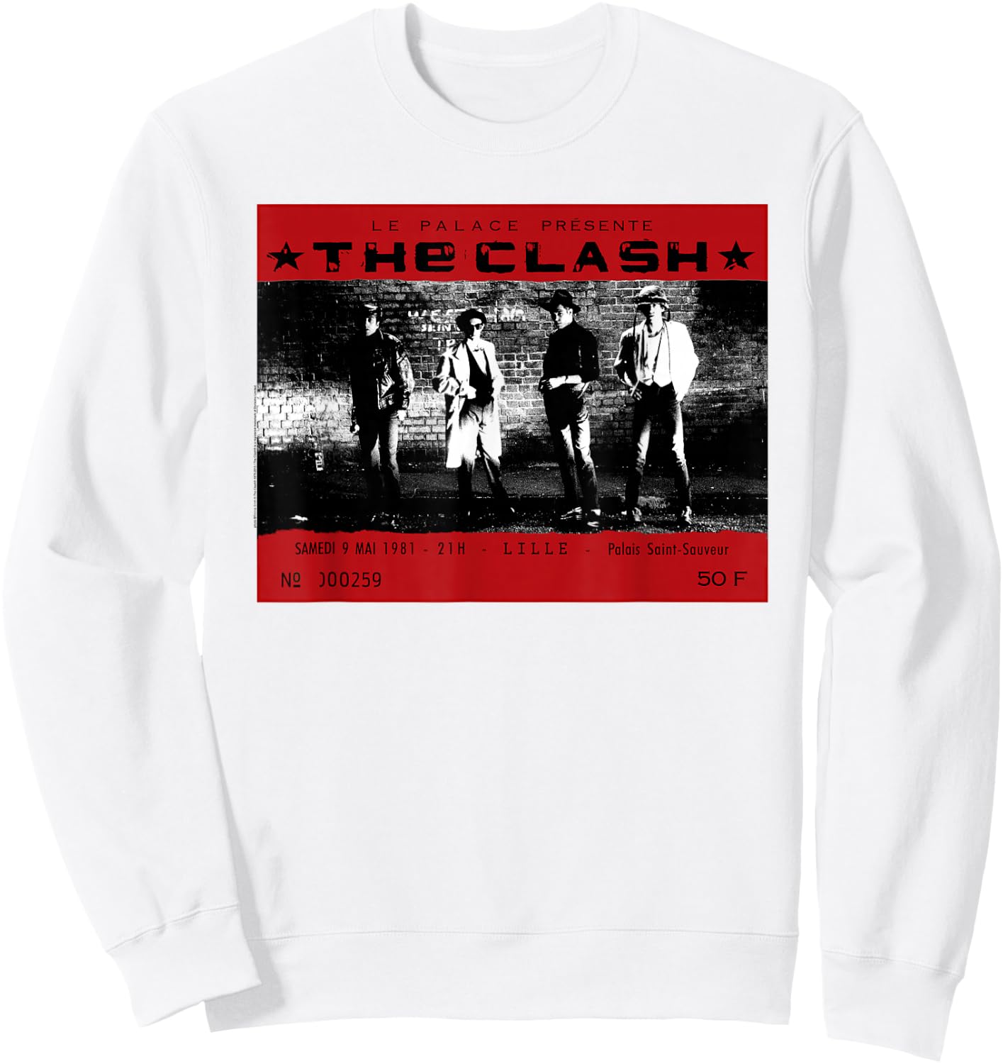 The Clash - Le Palace 1981 Sweatshirt - Sweatshirt | White