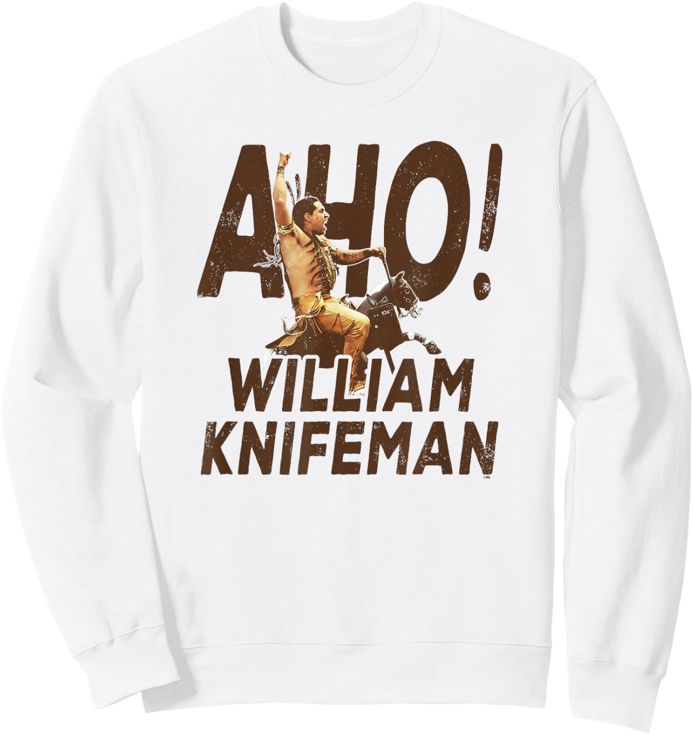 Reservation Dogs William Spirit Knifeman Aho Sweatshirt - Sweatshirt | White