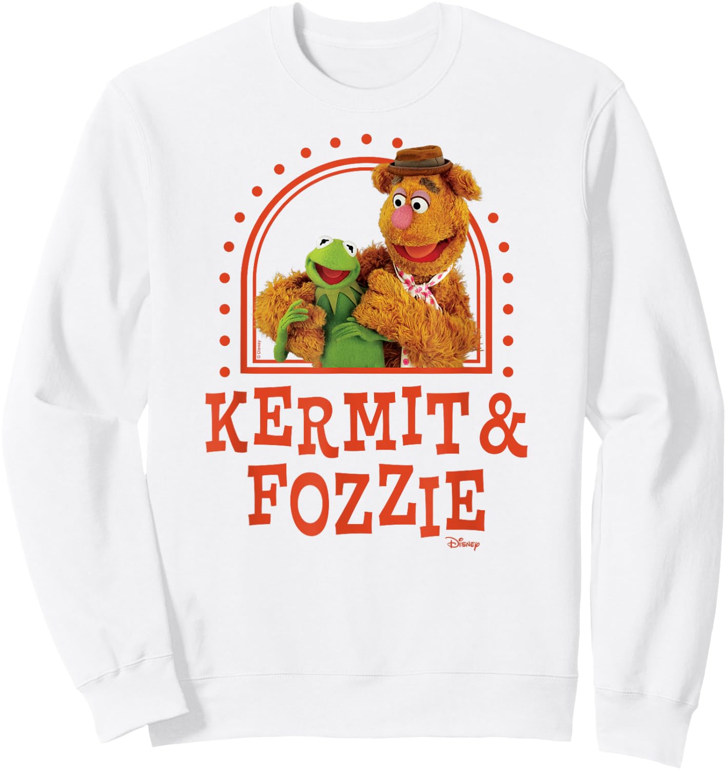 The Muppets - Kermit & Fozzie Sweatshirt - Sweatshirt | White