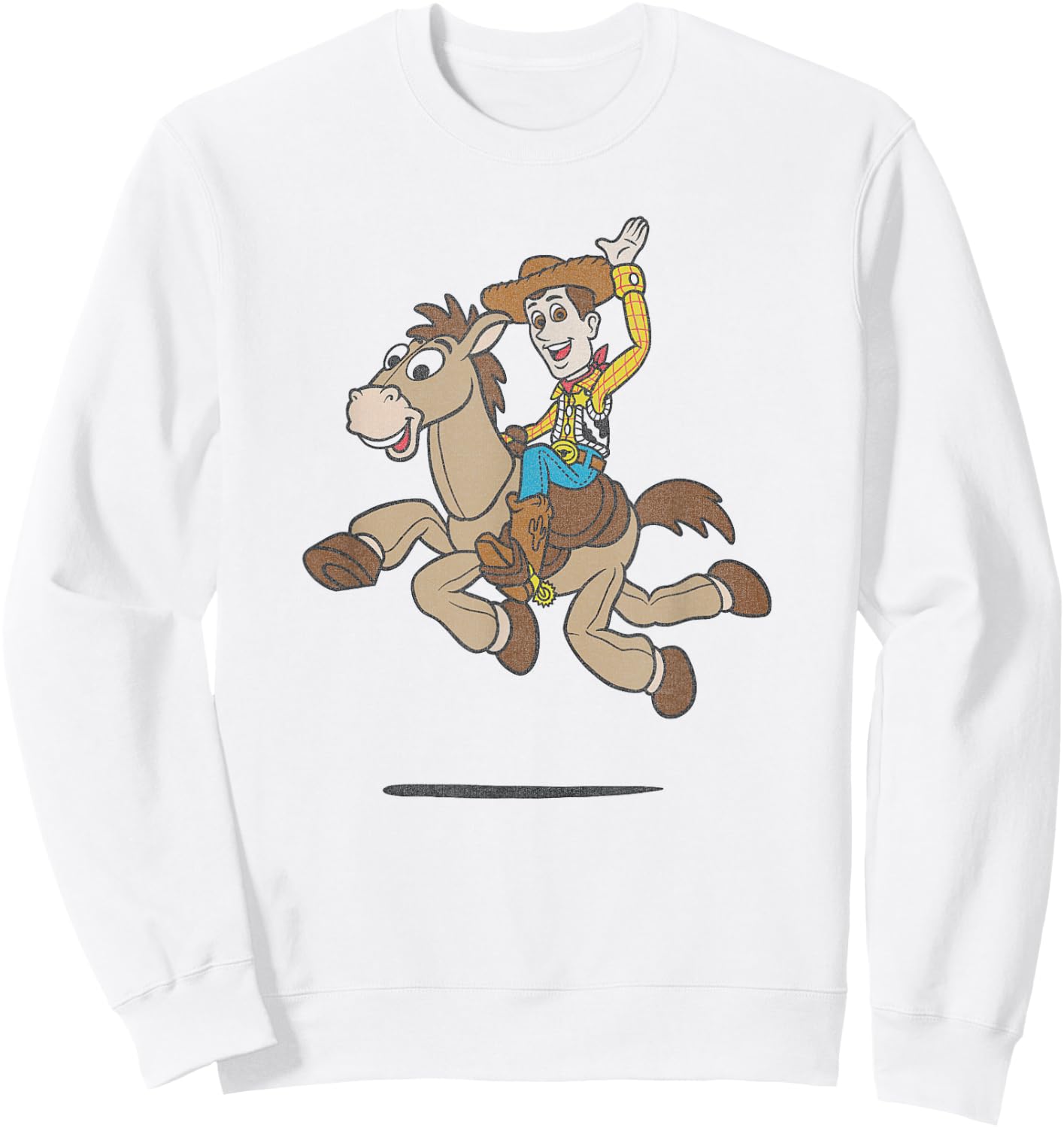 Disney Toy Story Woody and Bullseye Running Sweatshirt - Sweatshirt | White