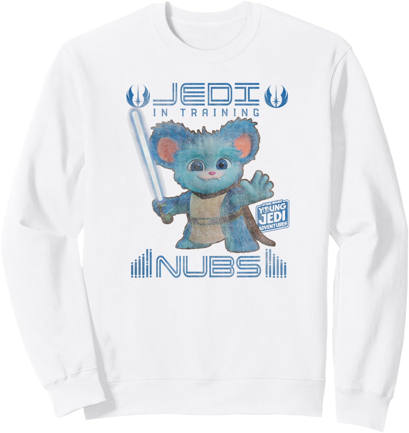 Star Wars: Young Jedi Adventures Nubs Jedi In Training Sweatshirt - Sweatshirt | White