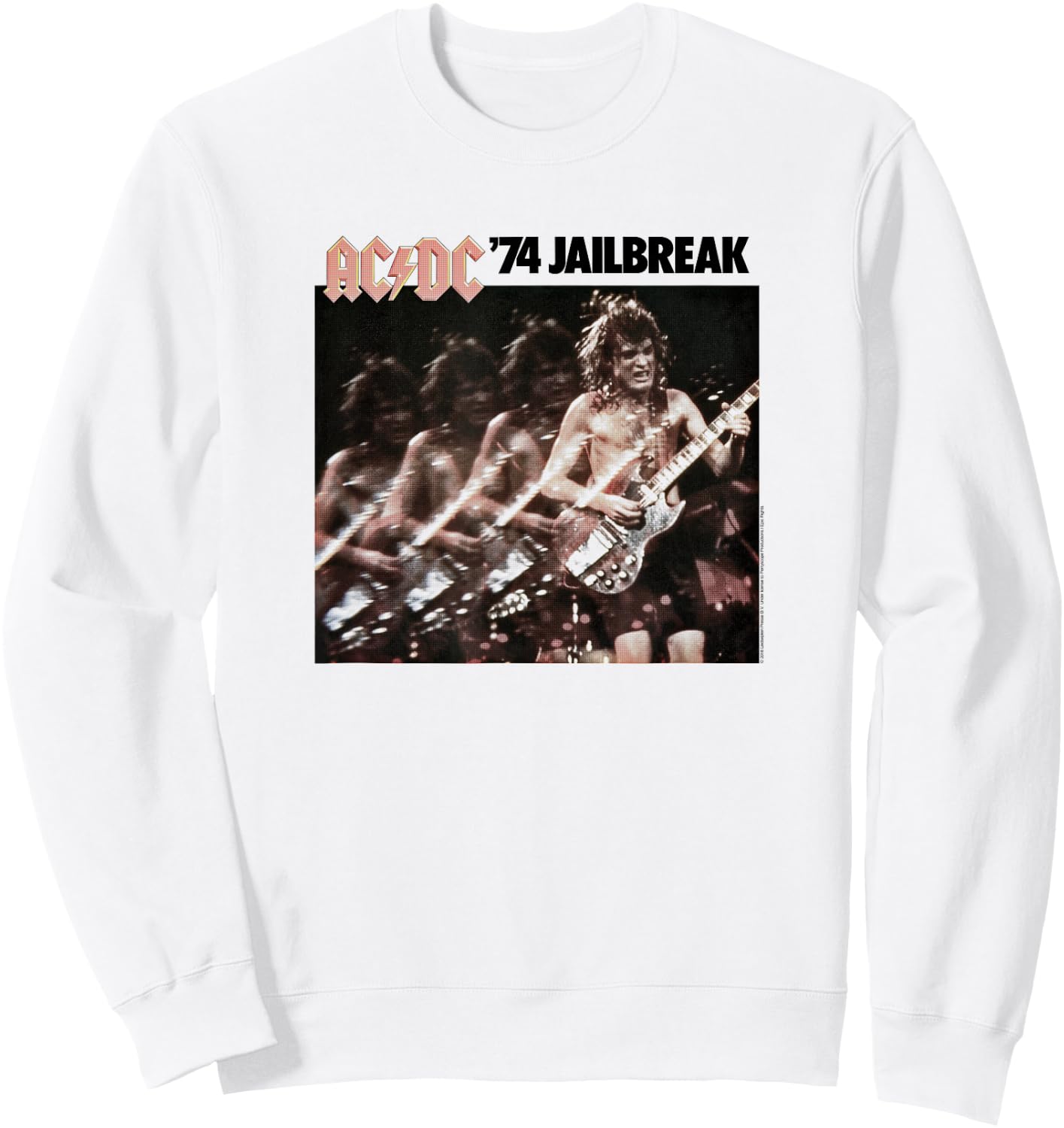 AC/DC - '74 Jailbreak EP Artwork Sweatshirt - Sweatshirt | White