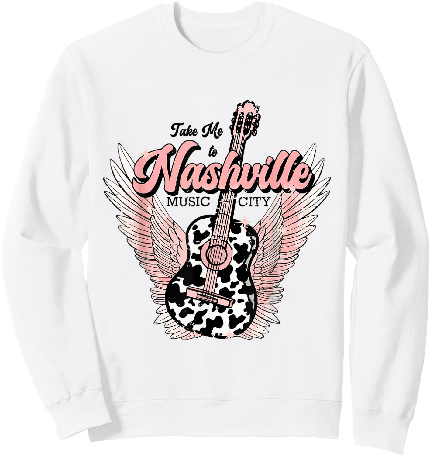 Take Me to Nashville - Nashville Tennessee Sweatshirt - Sweatshirt | White