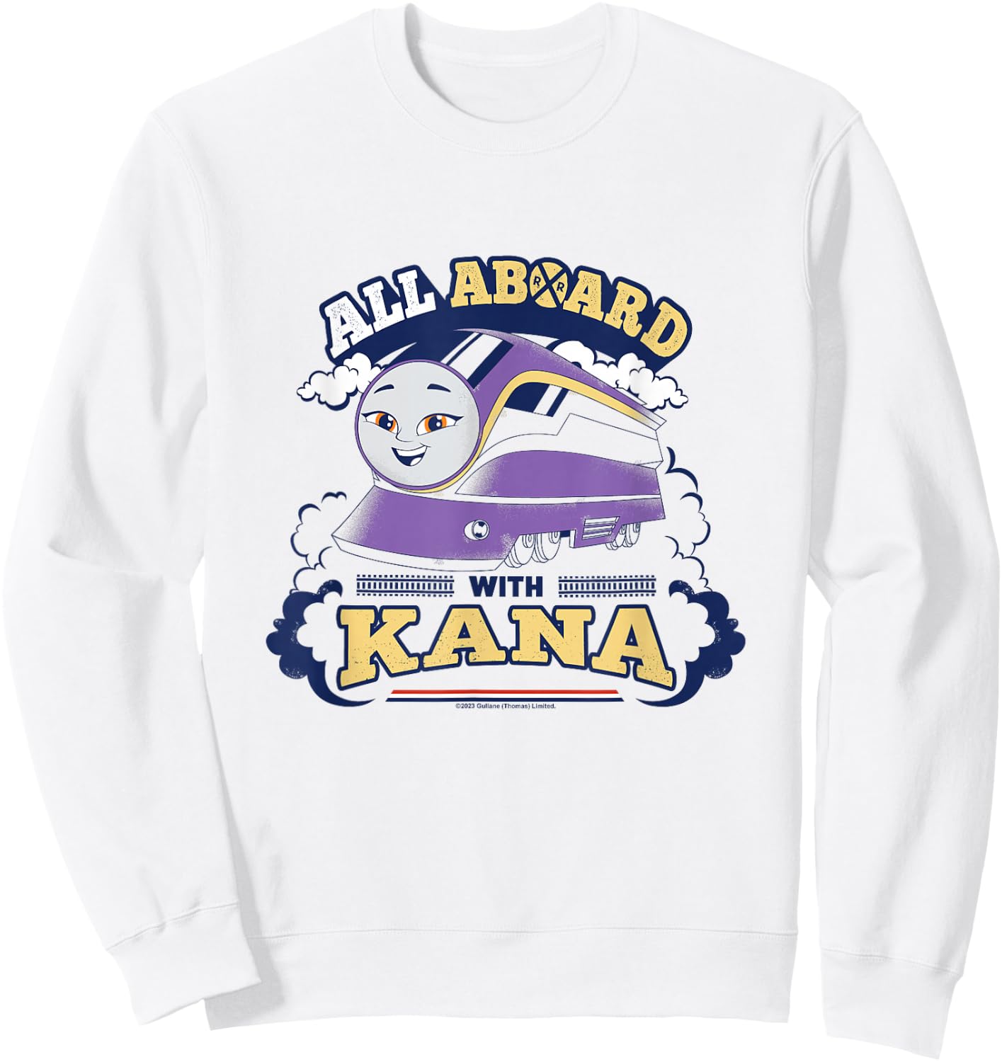 Thomas & Friends - All on Board With Kana Sweatshirt - Sweatshirt | White