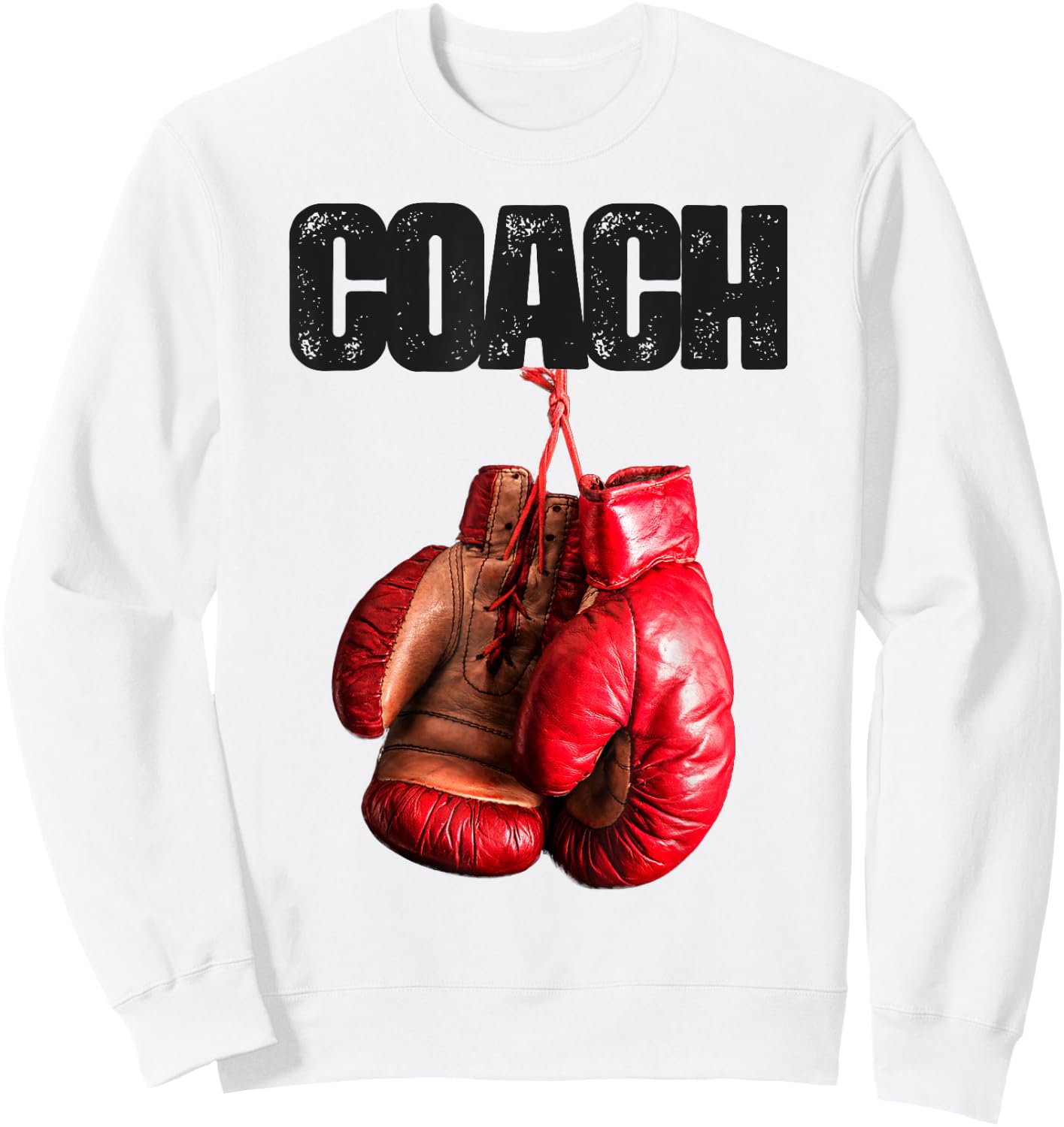 Funny Boxing Coach Sweatshirt - Sweatshirt | White