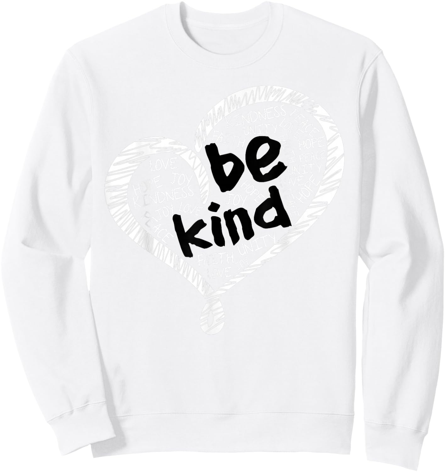 Unity Day Shirt Orange Anti Bullying Be Kind Heart Kindness Sweatshirt - Sweatshirt | White