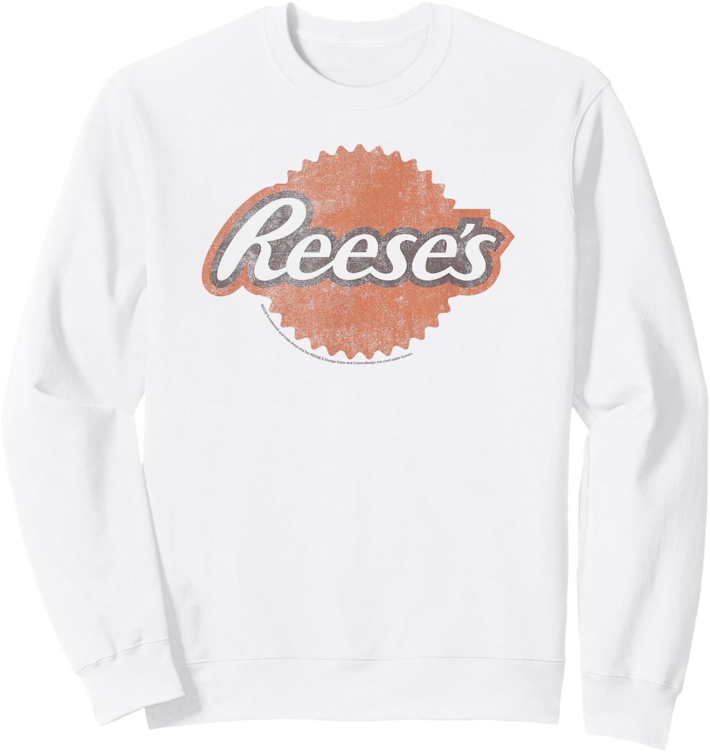 Reese's Centered Peanut Butter Cup Sweatshirt - Sweatshirt | White
