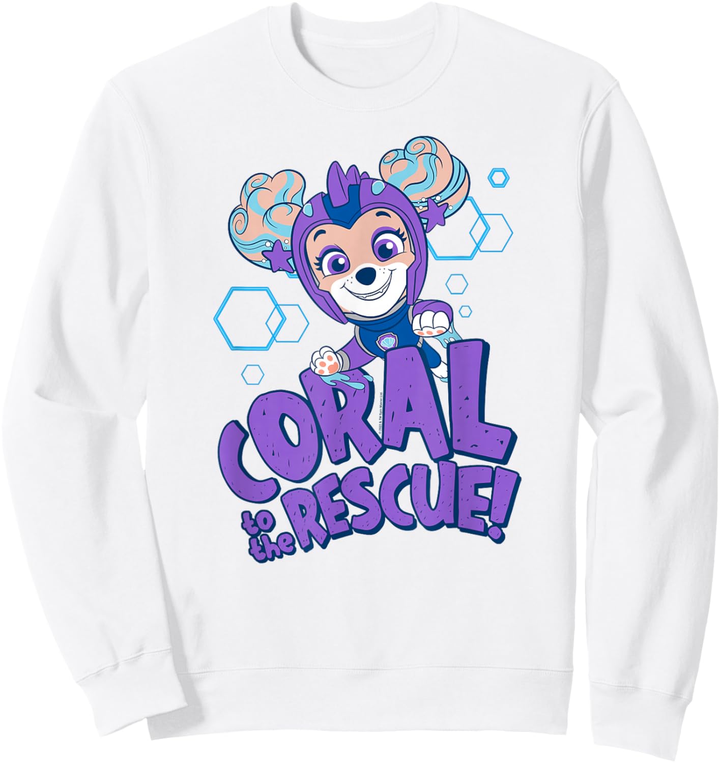 PAW Patrol Aqua Pups Coral to The Rescue Sweatshirt - Sweatshirt | White