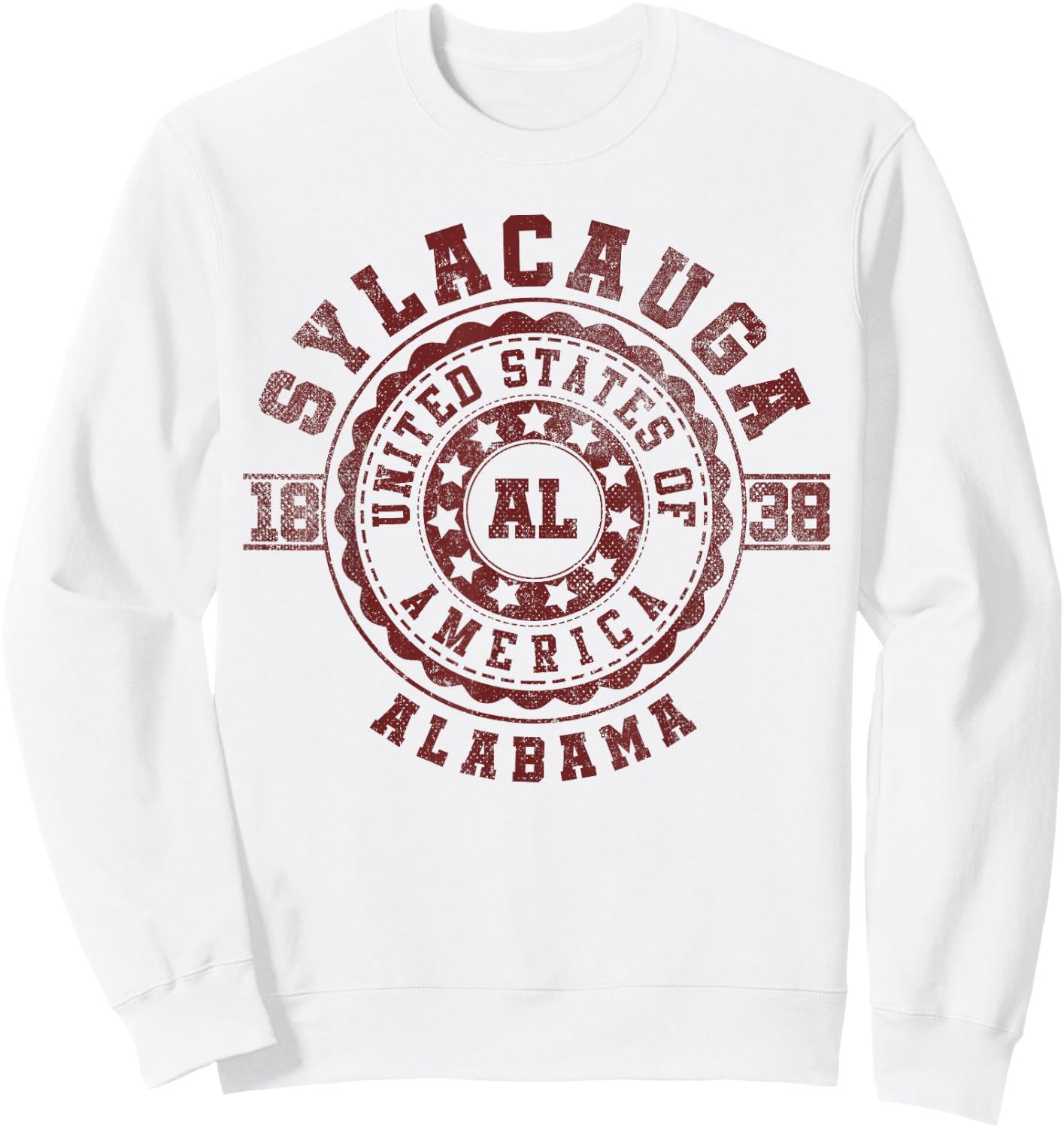 Sylacauga AL | Alabama | Vintage City Apparels Sweatshirt - Sweatshirt | White