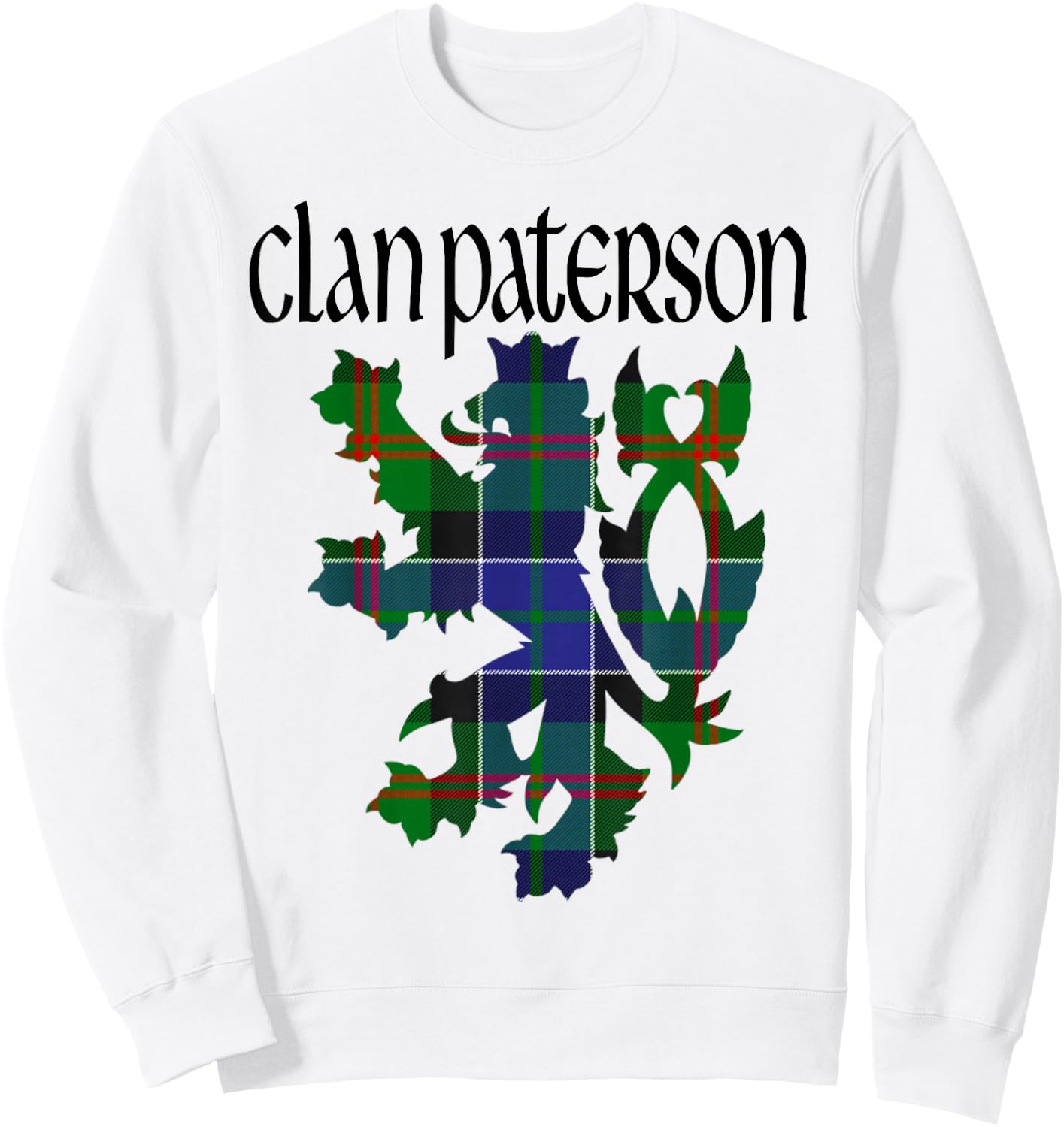 Clan Paterson Tartan Scottish Family Name Scotland Pride Sweatshirt - Sweatshirt | White