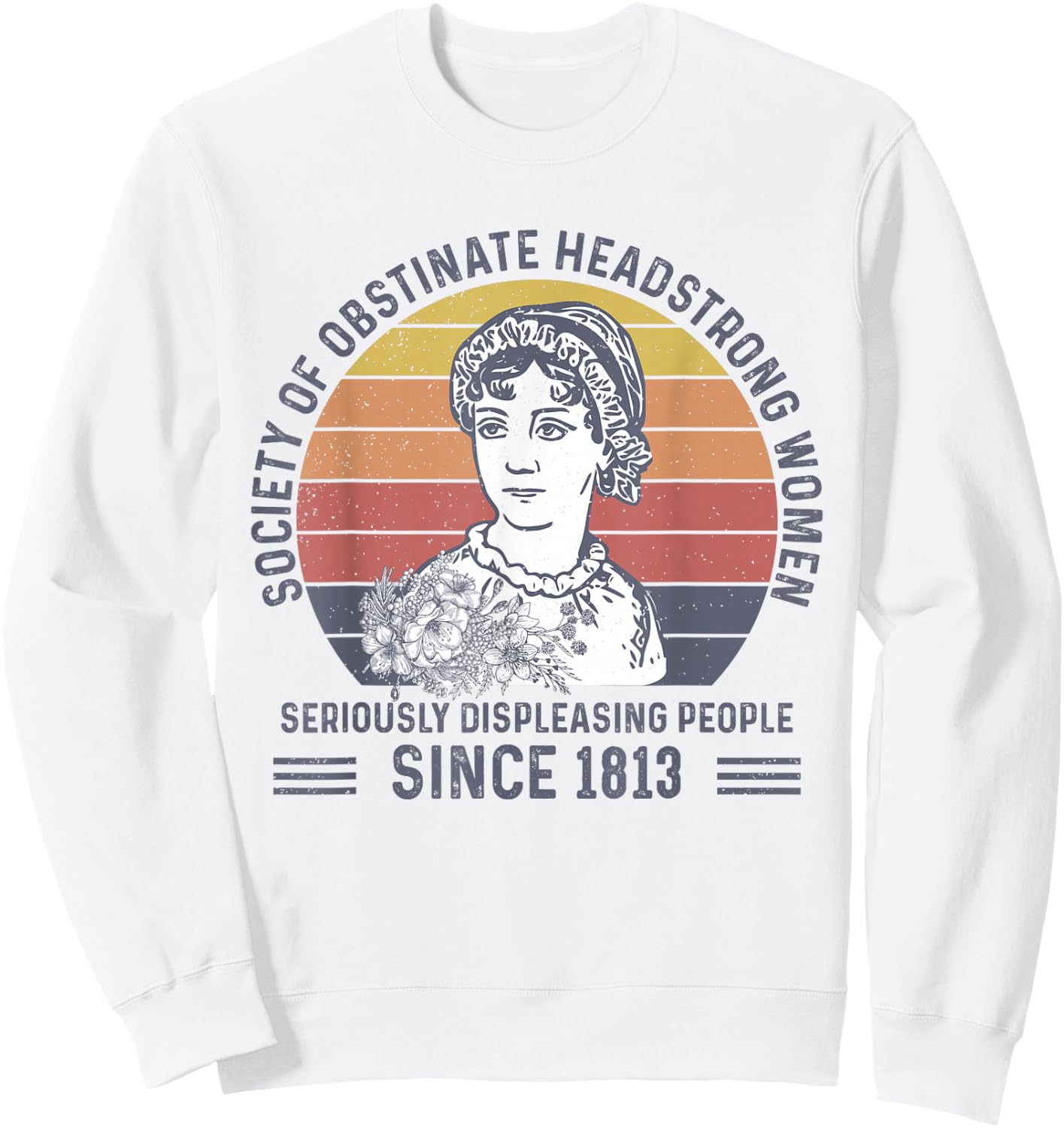 Society Of Obstinate Headstrong Women Bookworm Novelist Sweatshirt - Sweatshirt | White