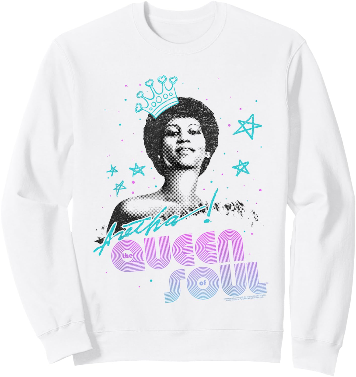 Aretha Franklin Queen of Soul Sweatshirt - Sweatshirt | White