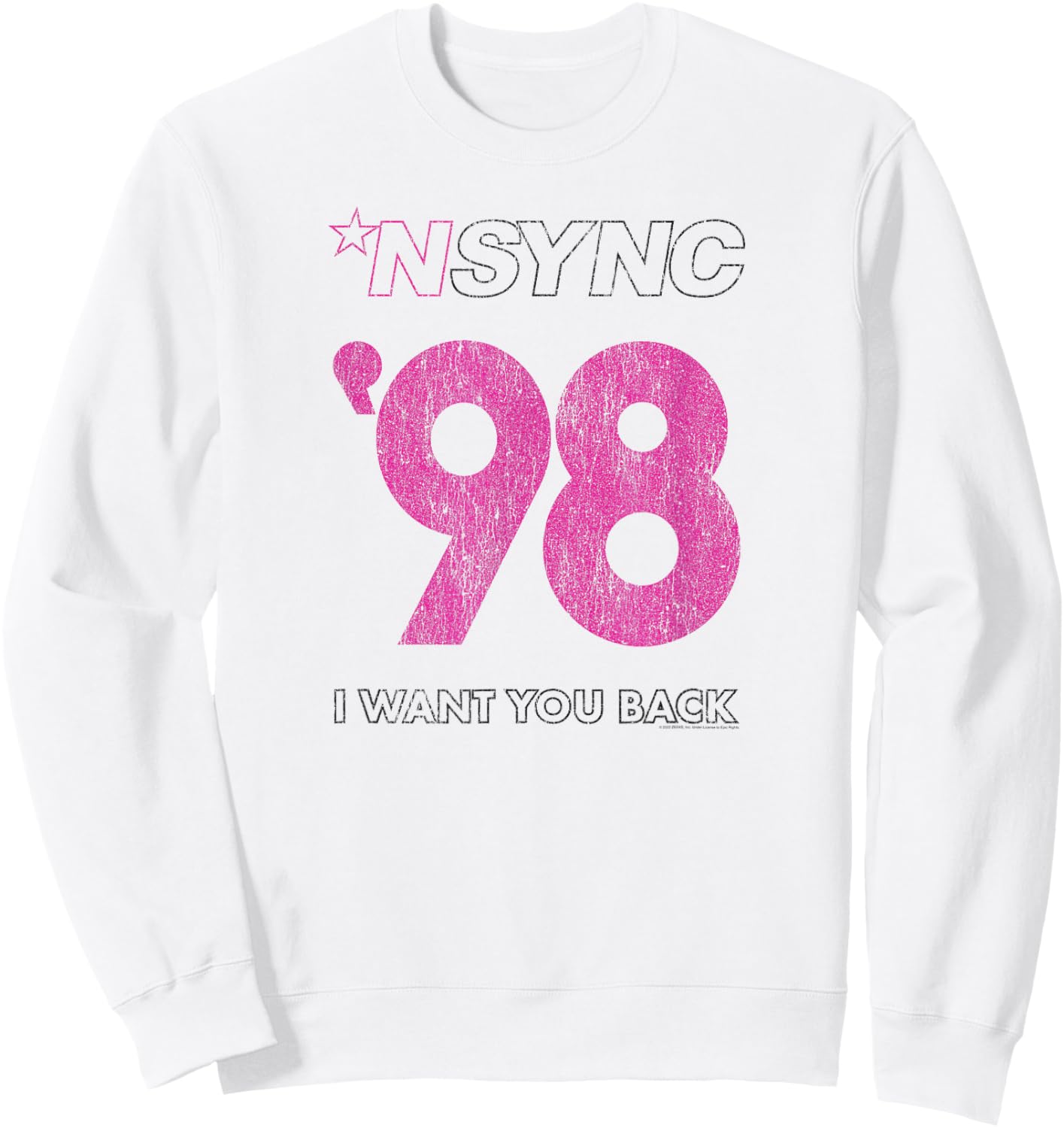 NSYNC Official All I Ever Wanted Sweatshirt - Sweatshirt | White