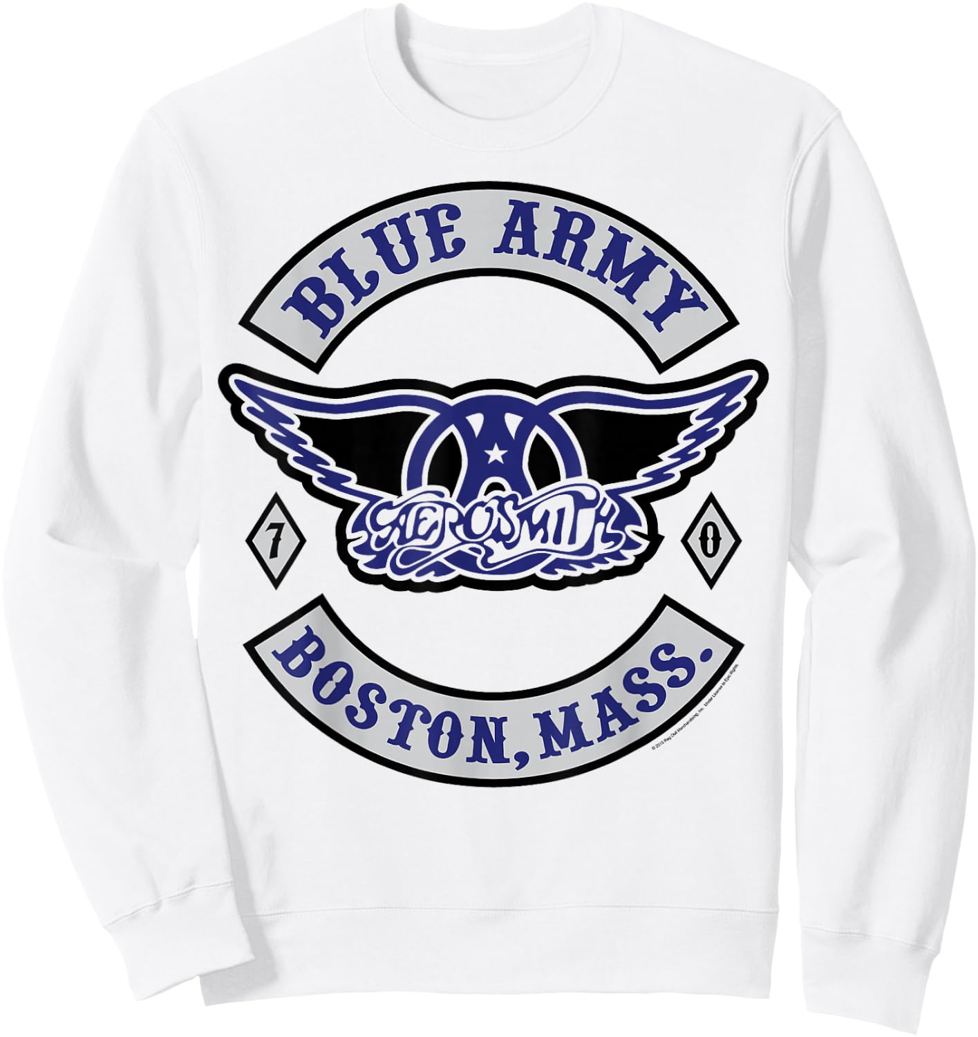 Aerosmith - Blue Army Sweatshirt - Sweatshirt | White