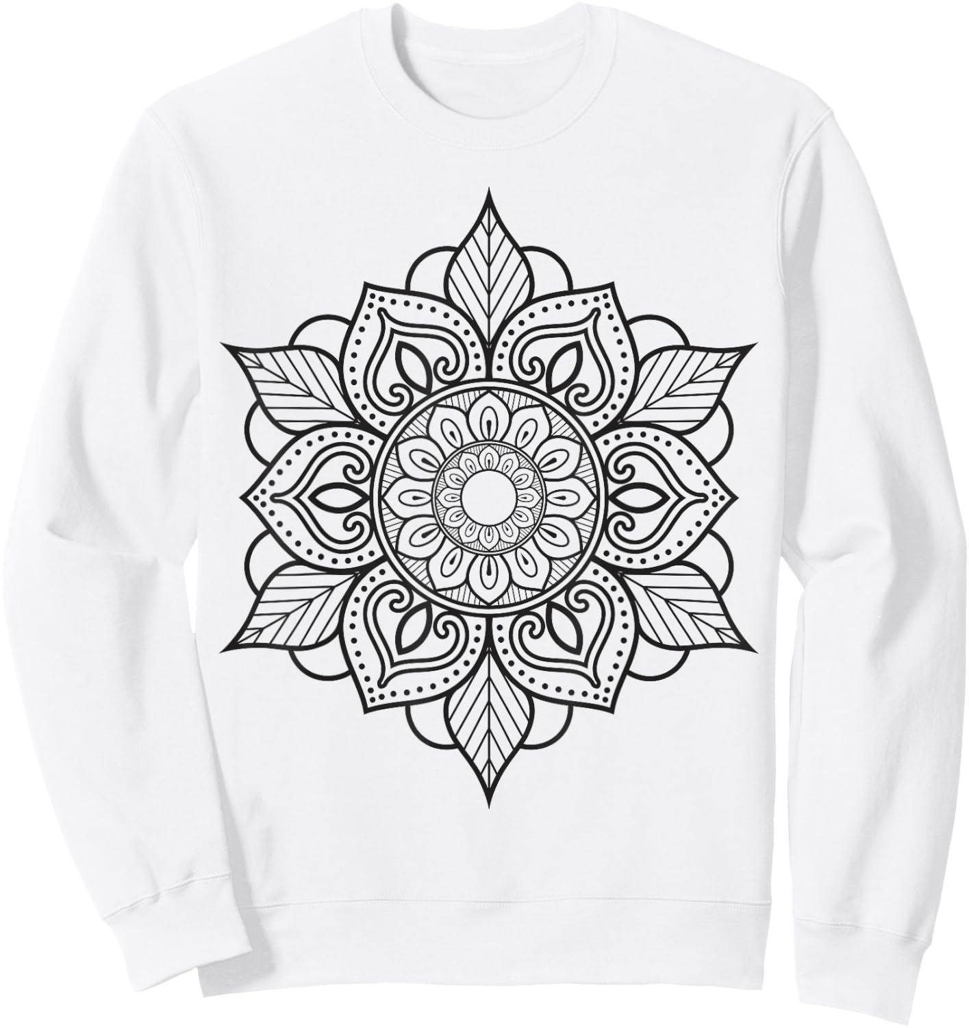 Mandala Sweatshirt - Sweatshirt | White
