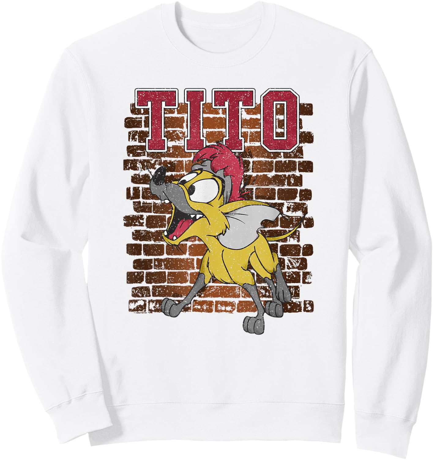 Disney Oliver & Company Tito Funny Chihuahua Street Portrait Sweatshirt - Sweatshirt | White