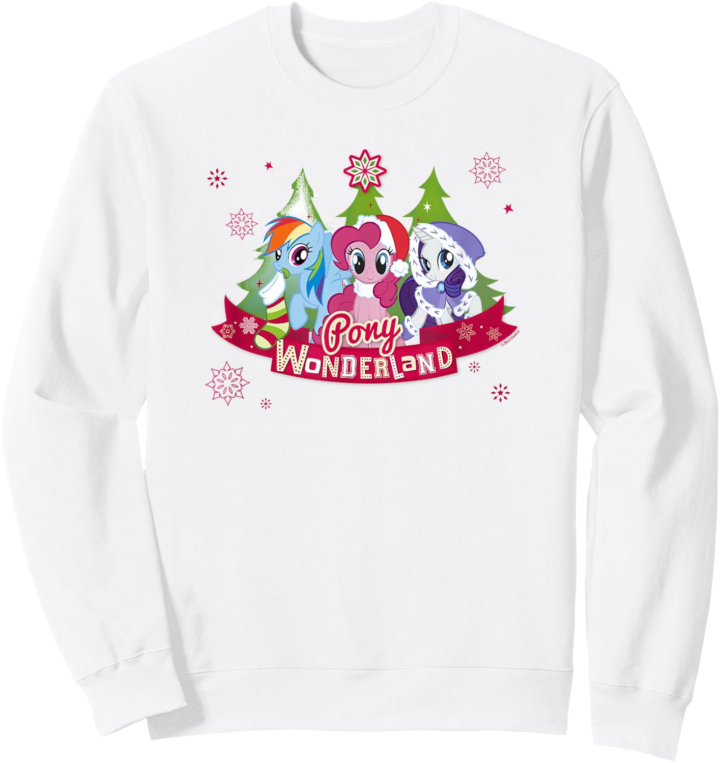 My Little Pony: Friendship Is Magic Christmas Wonderland Sweatshirt - Sweatshirt | White