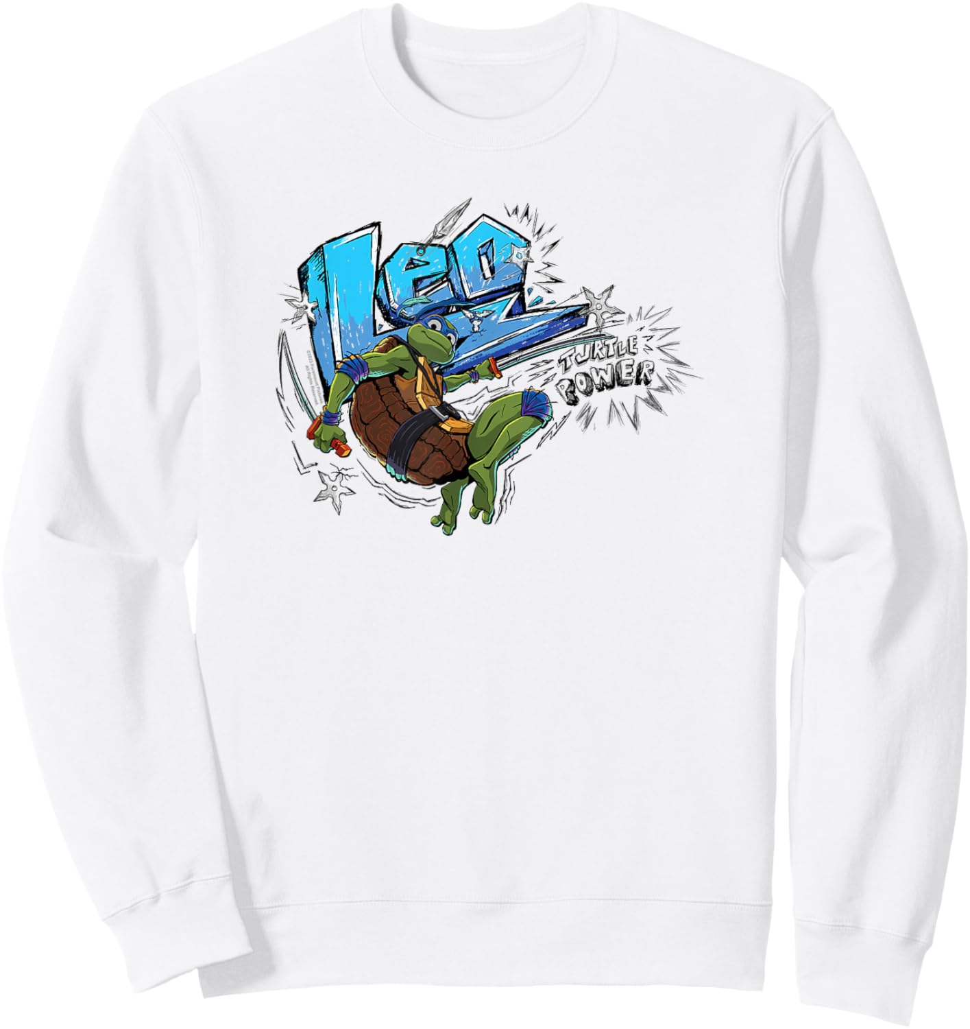 Teenage Mutant Ninja Turtles: Mutant Mayhem Leo Pose Sweatshirt - Sweatshirt | White