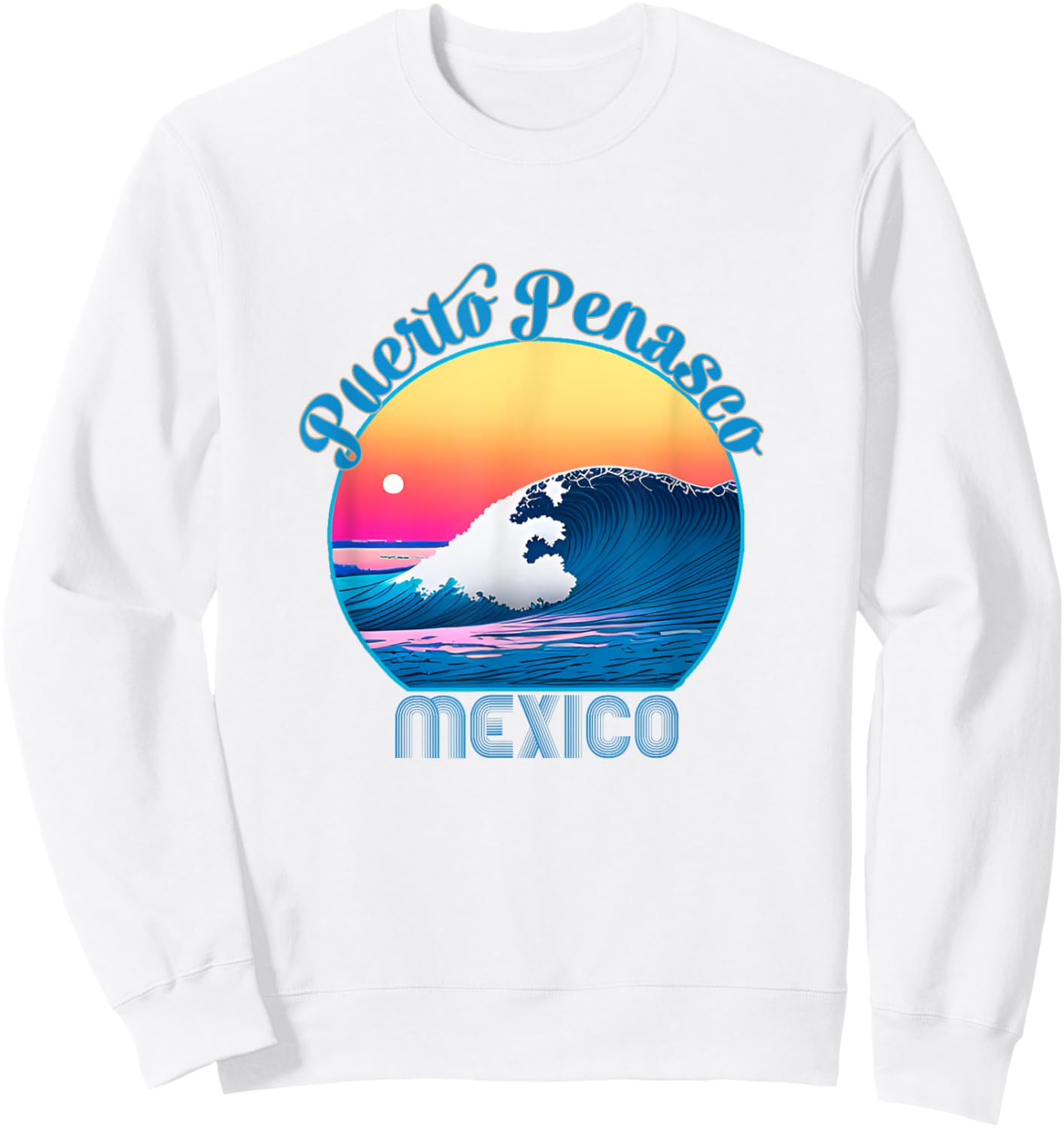 Puerto Penasco Souvenir Outfit - Retro Puerto Penasco Sweatshirt - Sweatshirt | White
