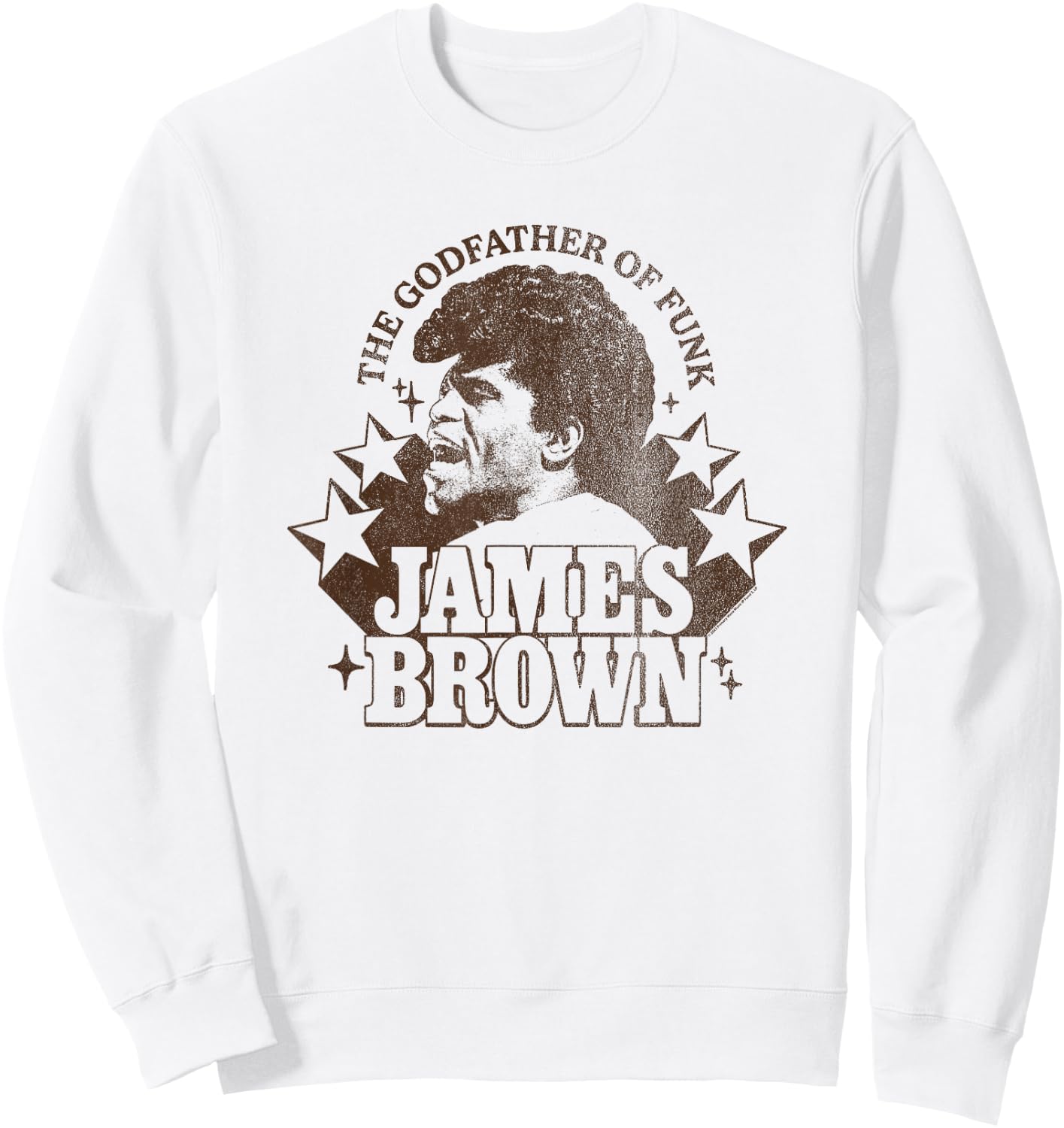 James Brown The Godfather of Funk Sweatshirt - Sweatshirt | White