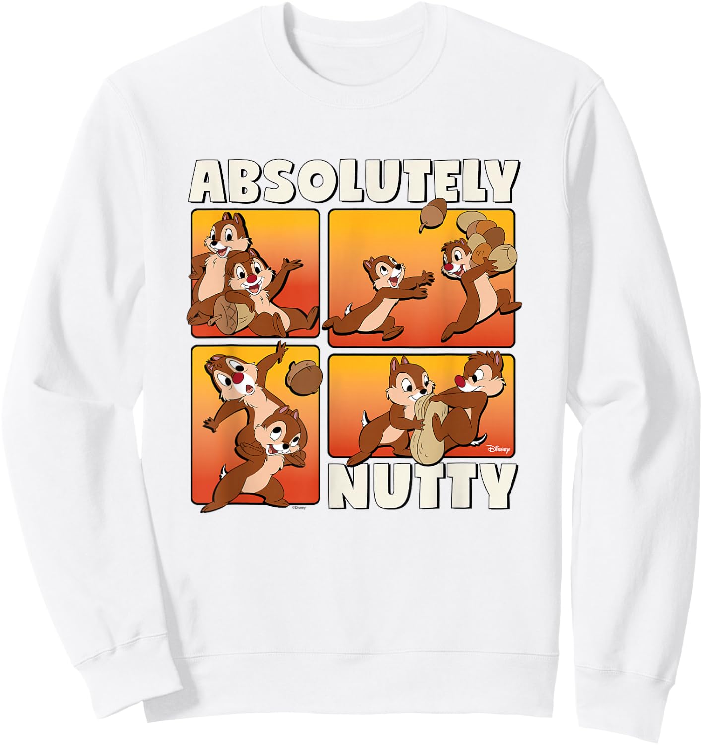 Chip 'N Dale Rescue Rangers - Absolutely Nutty Sweatshirt - Sweatshirt | White