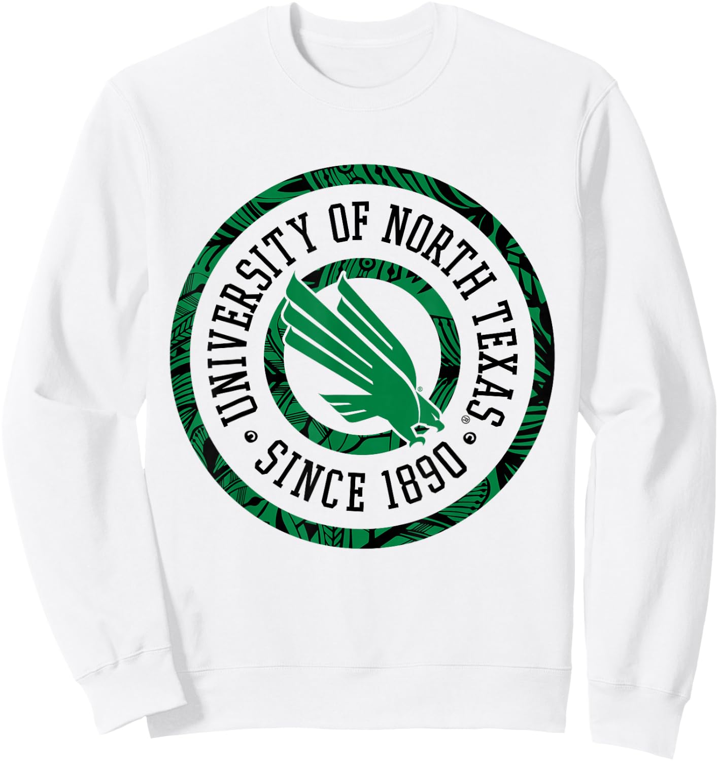 North Texas Mean Green | NCAA University of Merch | 1709EL07 Sweatshirt - Sweatshirt | White