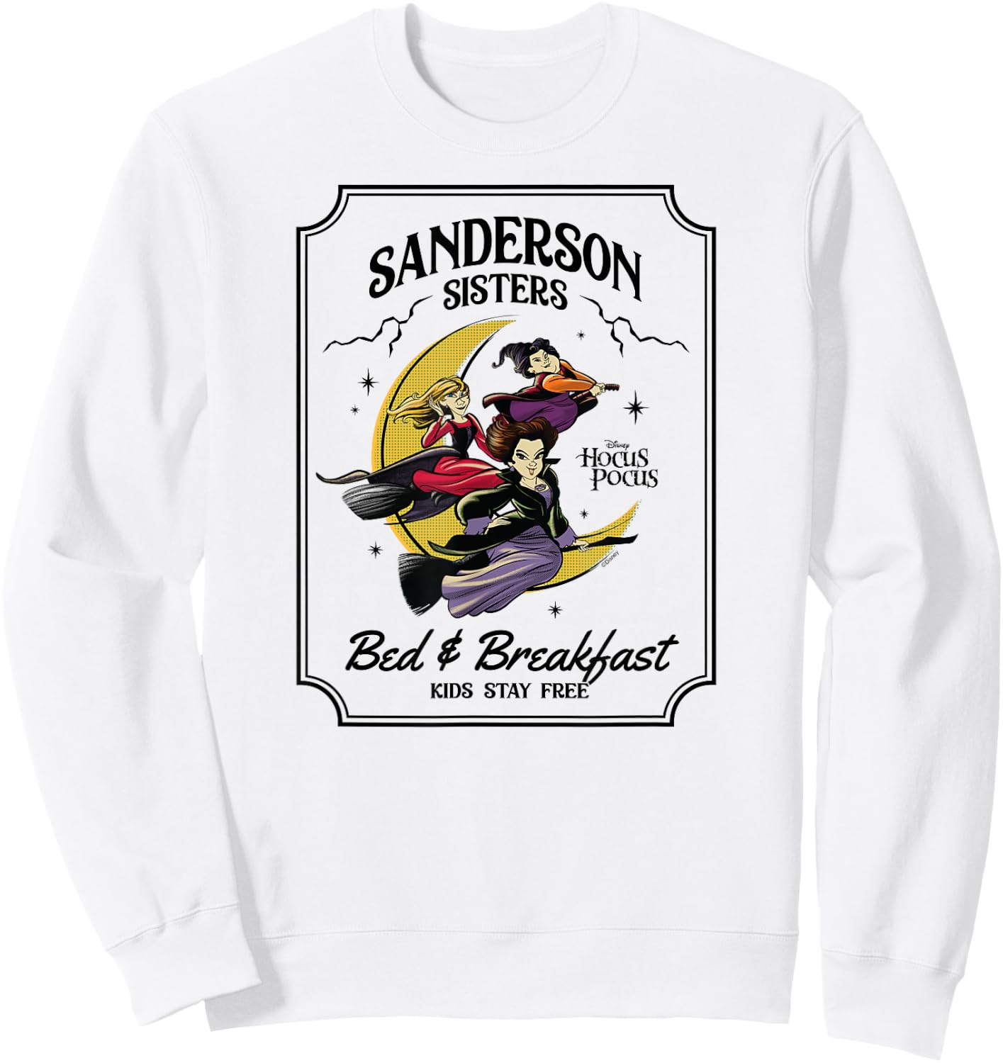 Hocus Pocus - Sanderson Sisters Bed & Breakfast Sweatshirt - Sweatshirt | White