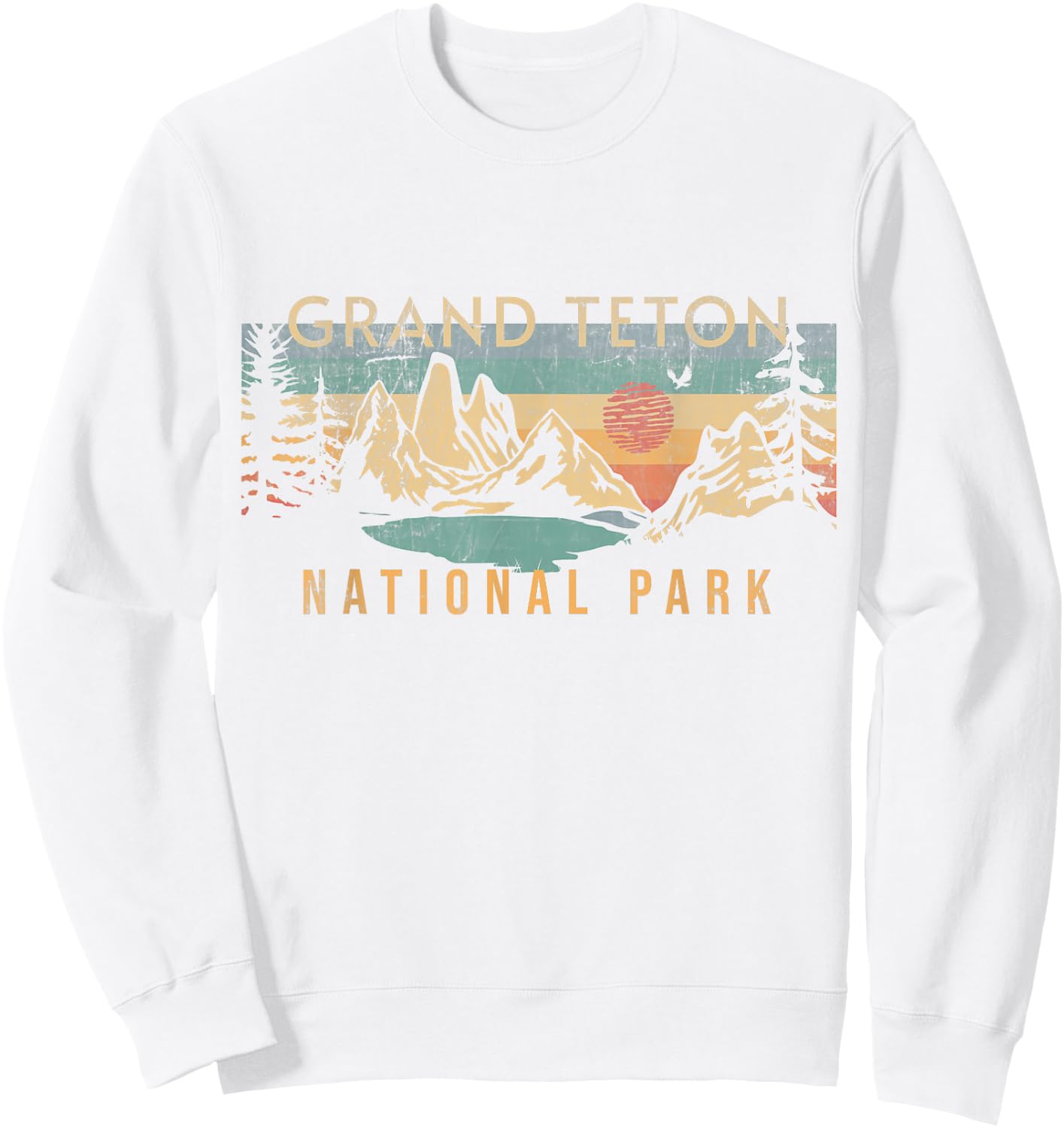 Grand Teton National Park Sweatshirt - Sweatshirt | White