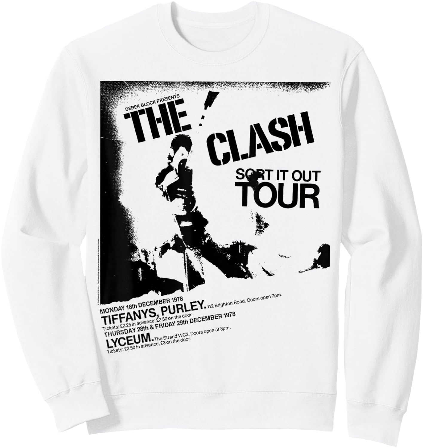 The Clash - Sort It Out Tour Sweatshirt - Sweatshirt | White