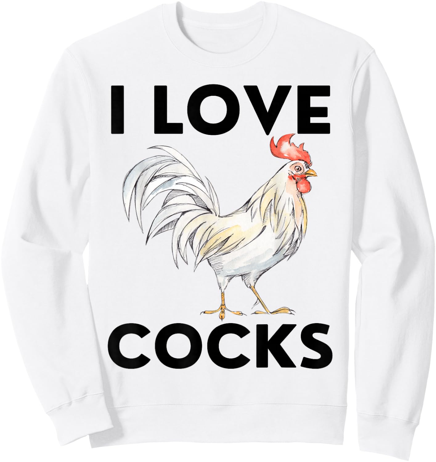 Yes I Talk To Chickens Farmer Life Chicken Lover I Love Cock Sweatshirt - Sweatshirt | White