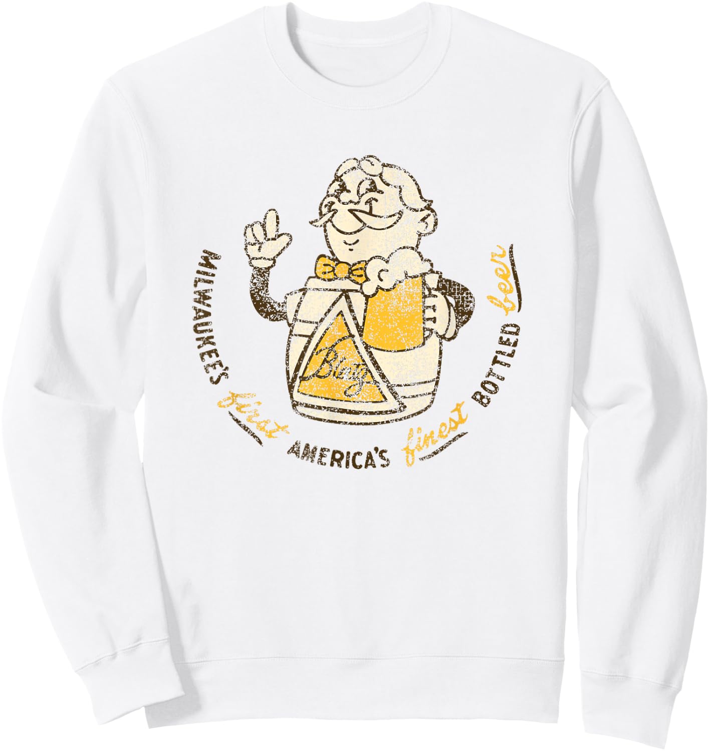 Blatz Beer Vintage Style - America's Finest Sweatshirt - Sweatshirt | White