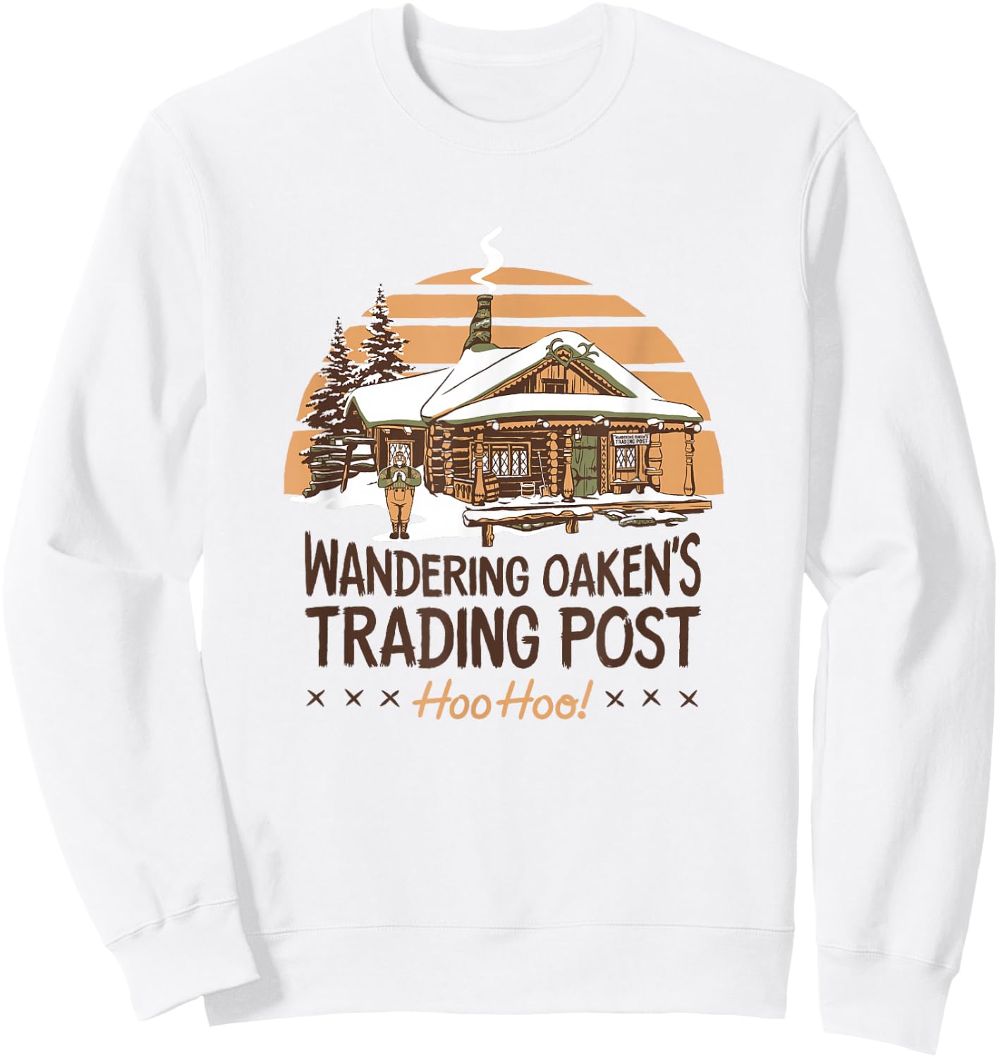 Disney Frozen Wandering Oaken's Trading Post Hoo Hoo! Poster Sweatshirt - Sweatshirt | White
