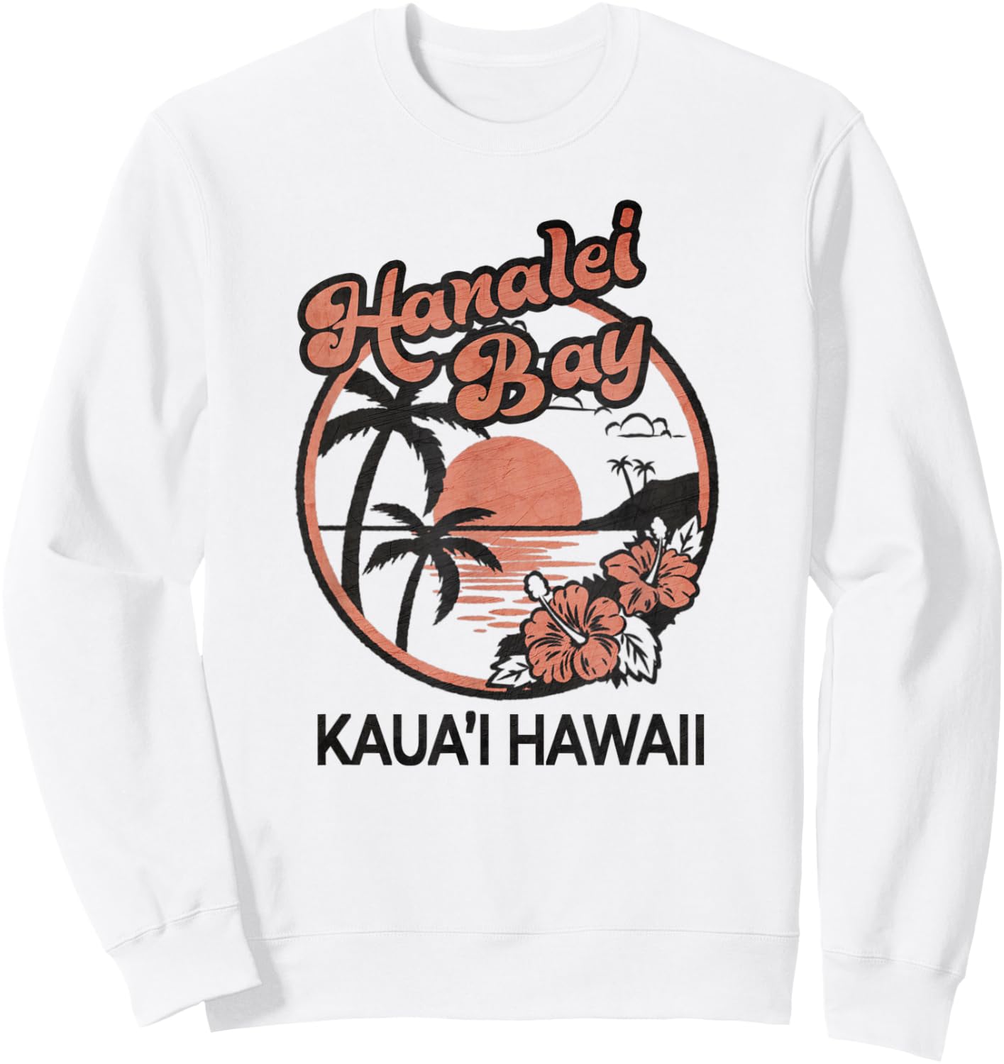 Hanalei Bay Kauai Hawaii Sweatshirt - Sweatshirt | White